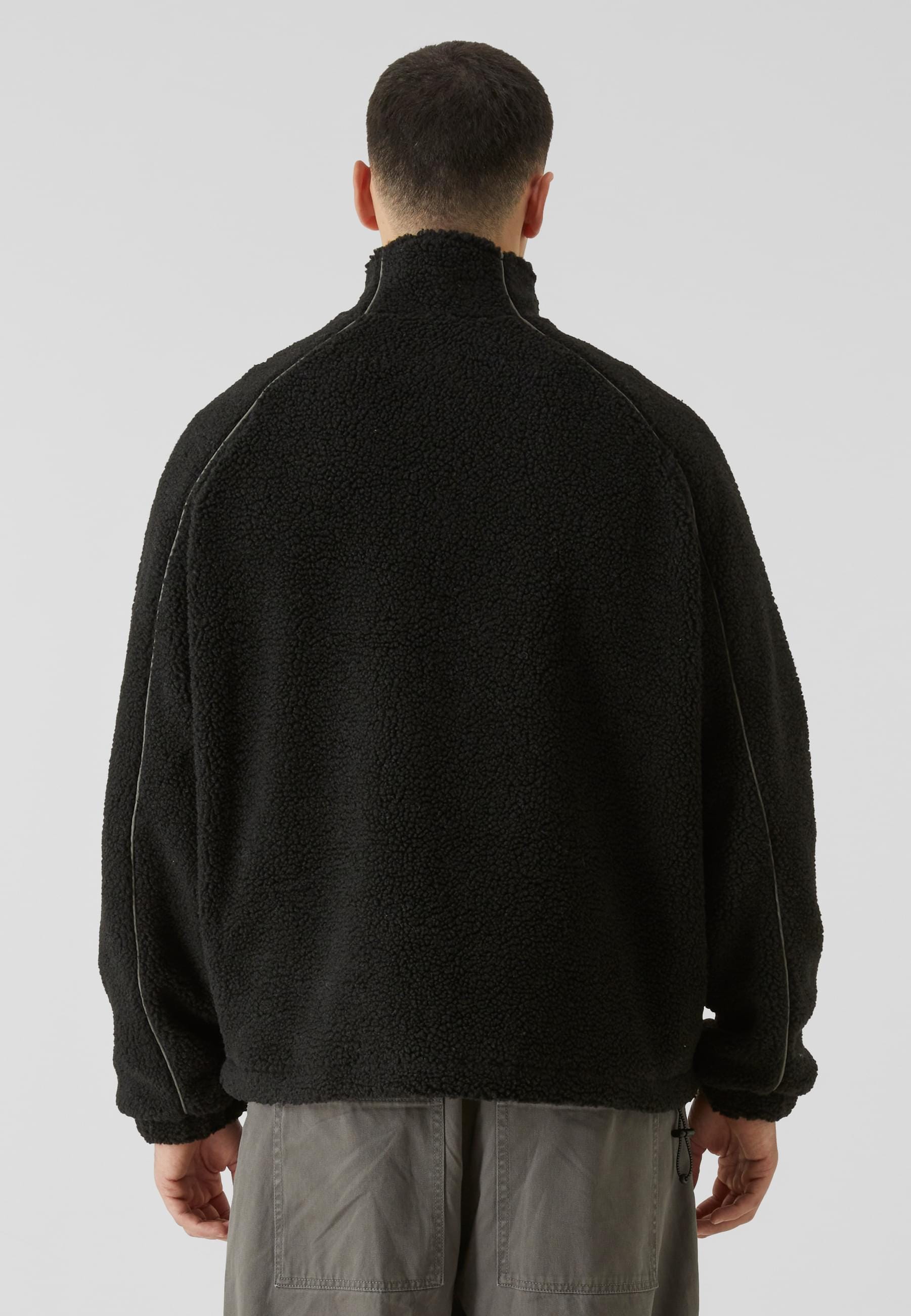 Karl Kani Allwetterjacke »Karl Kani Karl Kani Metal Signature Teddy Jacket«, (1 St.), ohne Kapuze