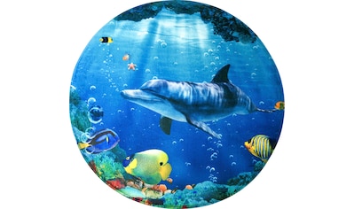 Sanilo Schaum-Badematte »Delphin Korallen«, Höhe 15 mm, Memory Schaum-rutschhemmend... kaufen