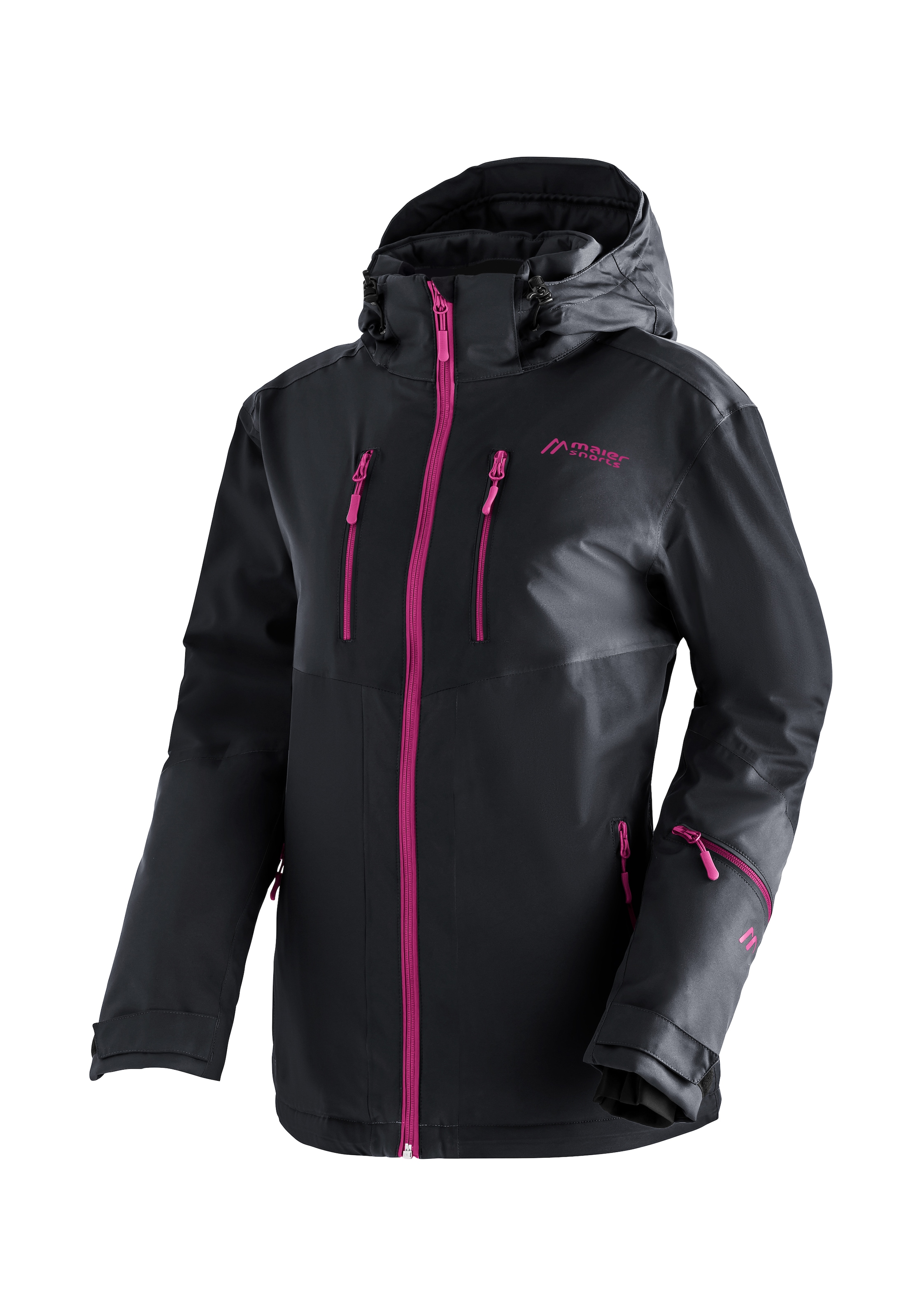 Maier Sports Skijacke "INA", Damen Winterjacke, wind/wasserdicht, 5 RV-Taschen und Kapuze, Regular fit