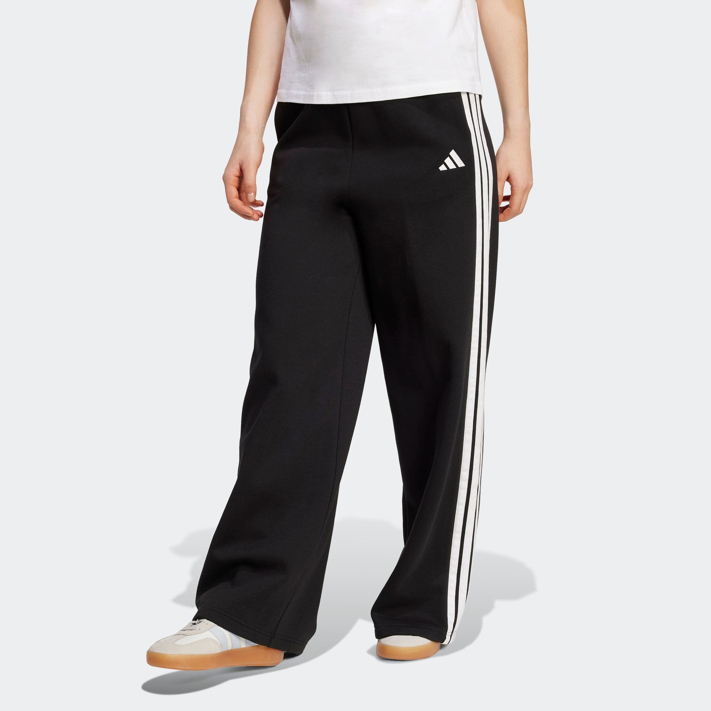 adidas Sportswear Sporthose "ADIDAS 3-STREIFEN WIDE" weite Beinform, sportl günstig online kaufen