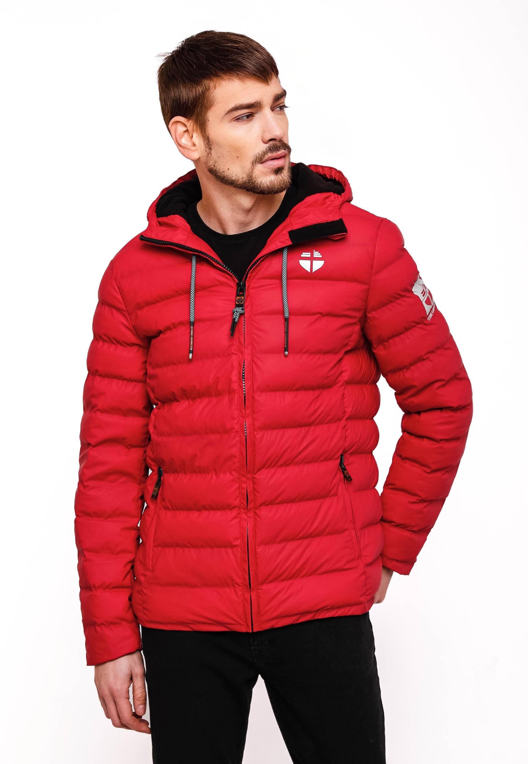 Stone Harbour Winterjacke "Zaharoo" mit Kapuze Gesteppte Regenjacke für den Winter