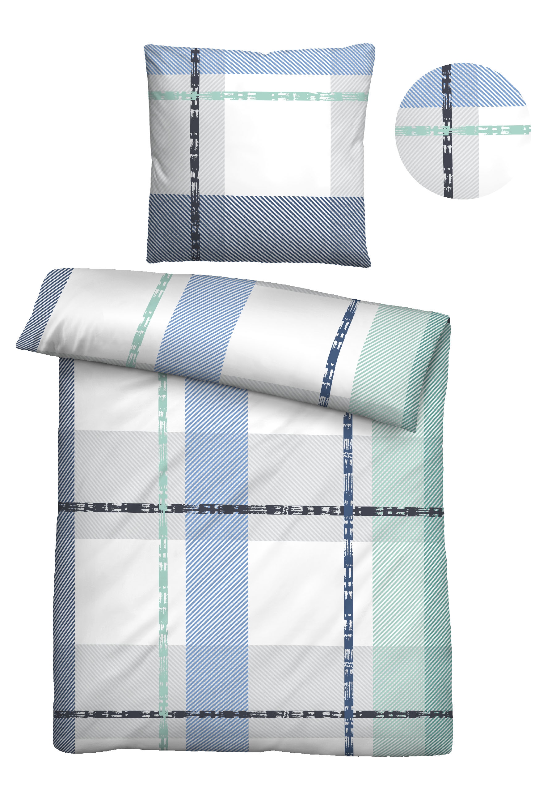 Castell - Markenbettwäsche Bettwäsche "0260746" 2 Stk. tlg. absolut bügelfr günstig online kaufen