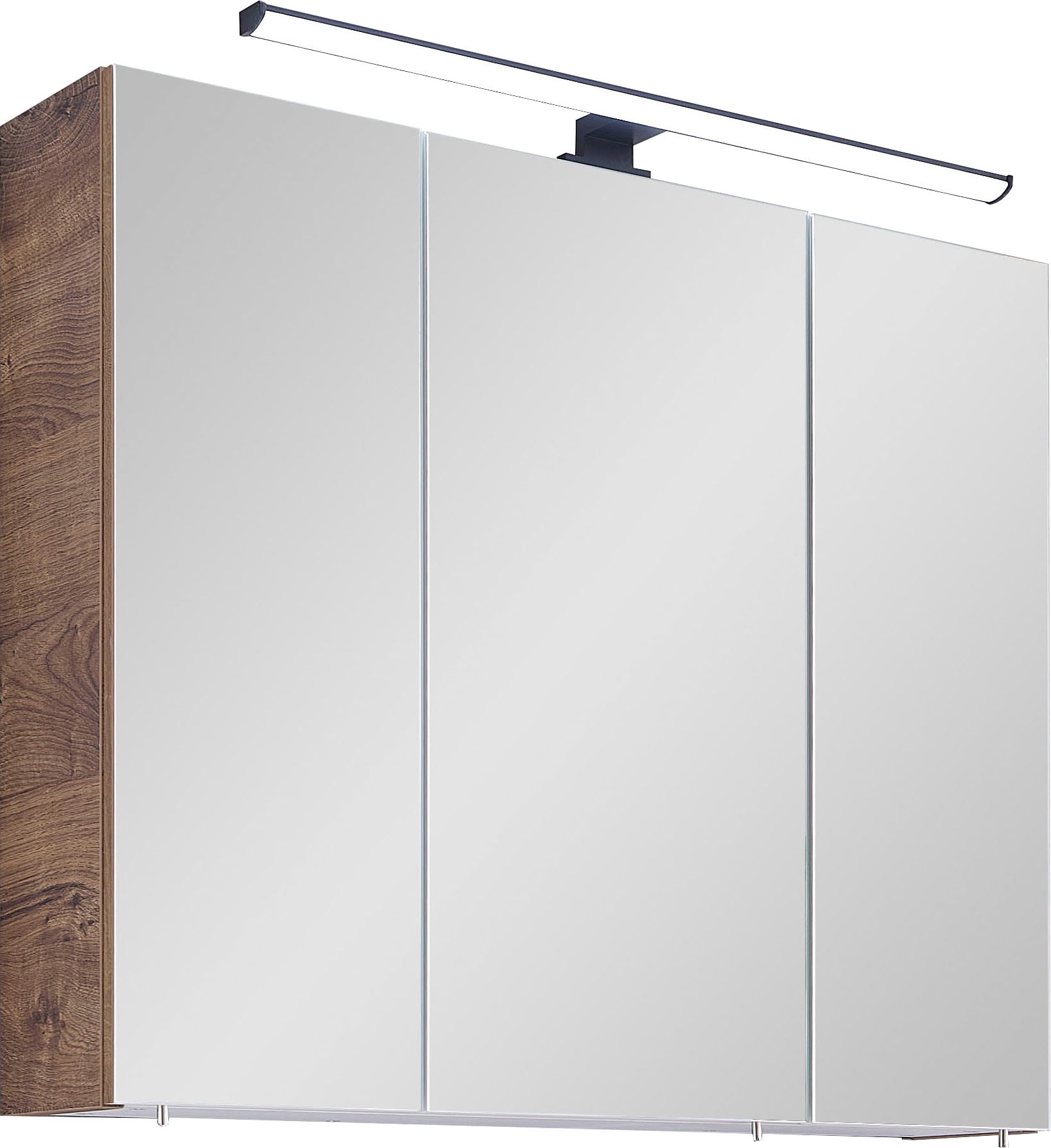 Spiegelschrank »Quickset 374 Badschrank, 3 Spiegeltüren, 6 Einlegeböden, 75 cm breit«,...