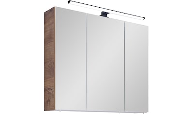 Spiegelschrank »Quickset 374 Badschrank, 3 Spiegeltüren, 6 Einlegeböden, 75 cm breit«