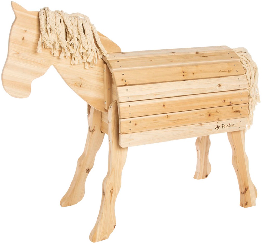 Pinolino® Stehpferd »Niels, natur«, aus Holz, für draußen