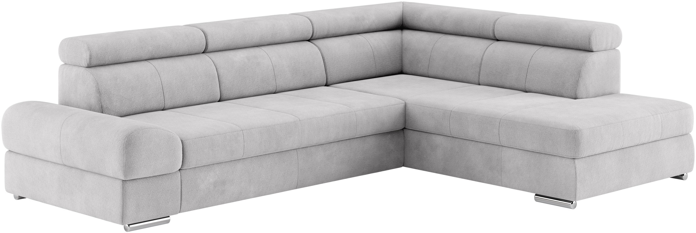 sit&more Ecksofa »Broadway L-Form«, mit verstellbaren Kopfteilen, wahlweise mit Bettfunktion