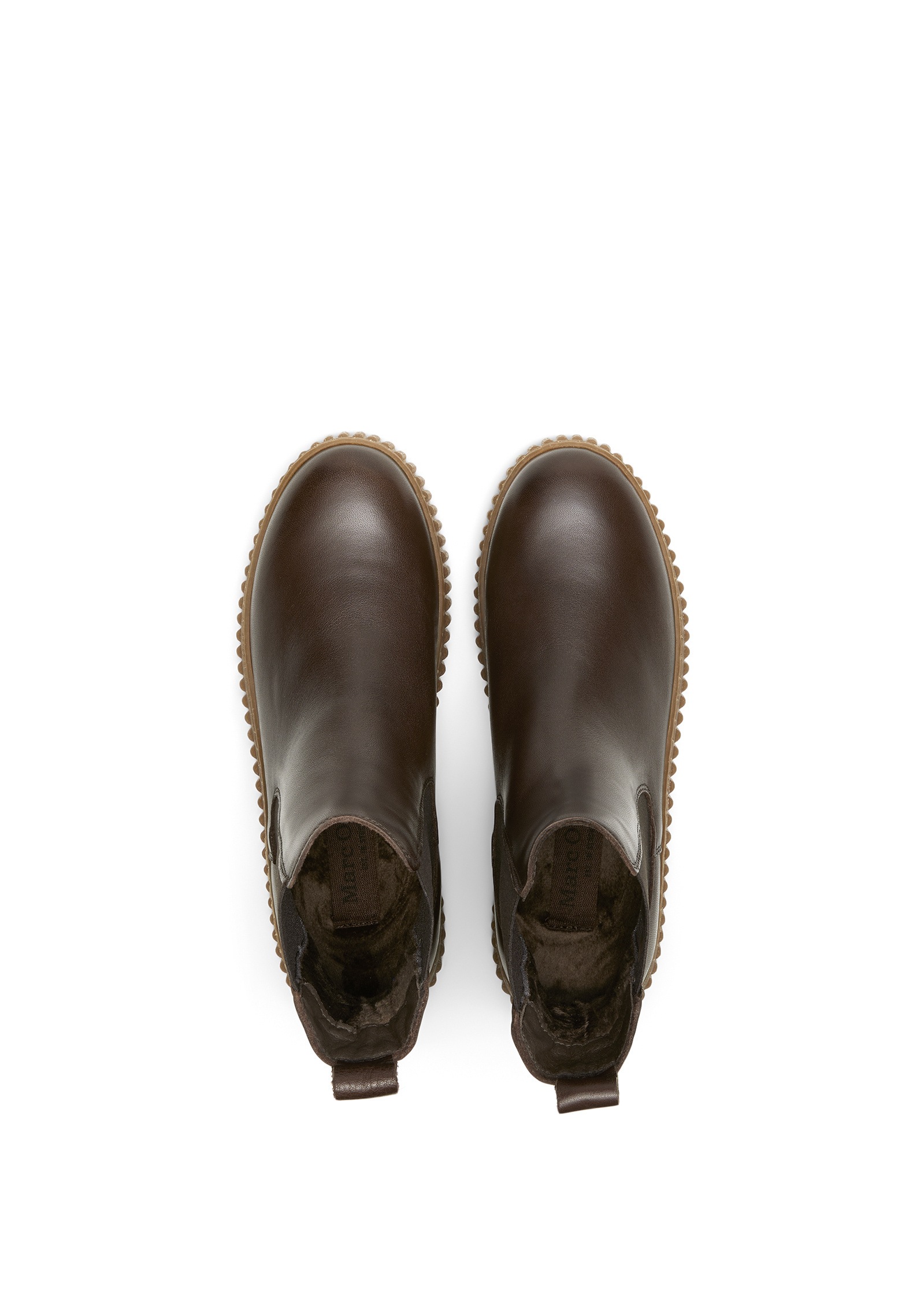 Marc O'Polo Chelseaboots »mit gerillter Plateausohle«