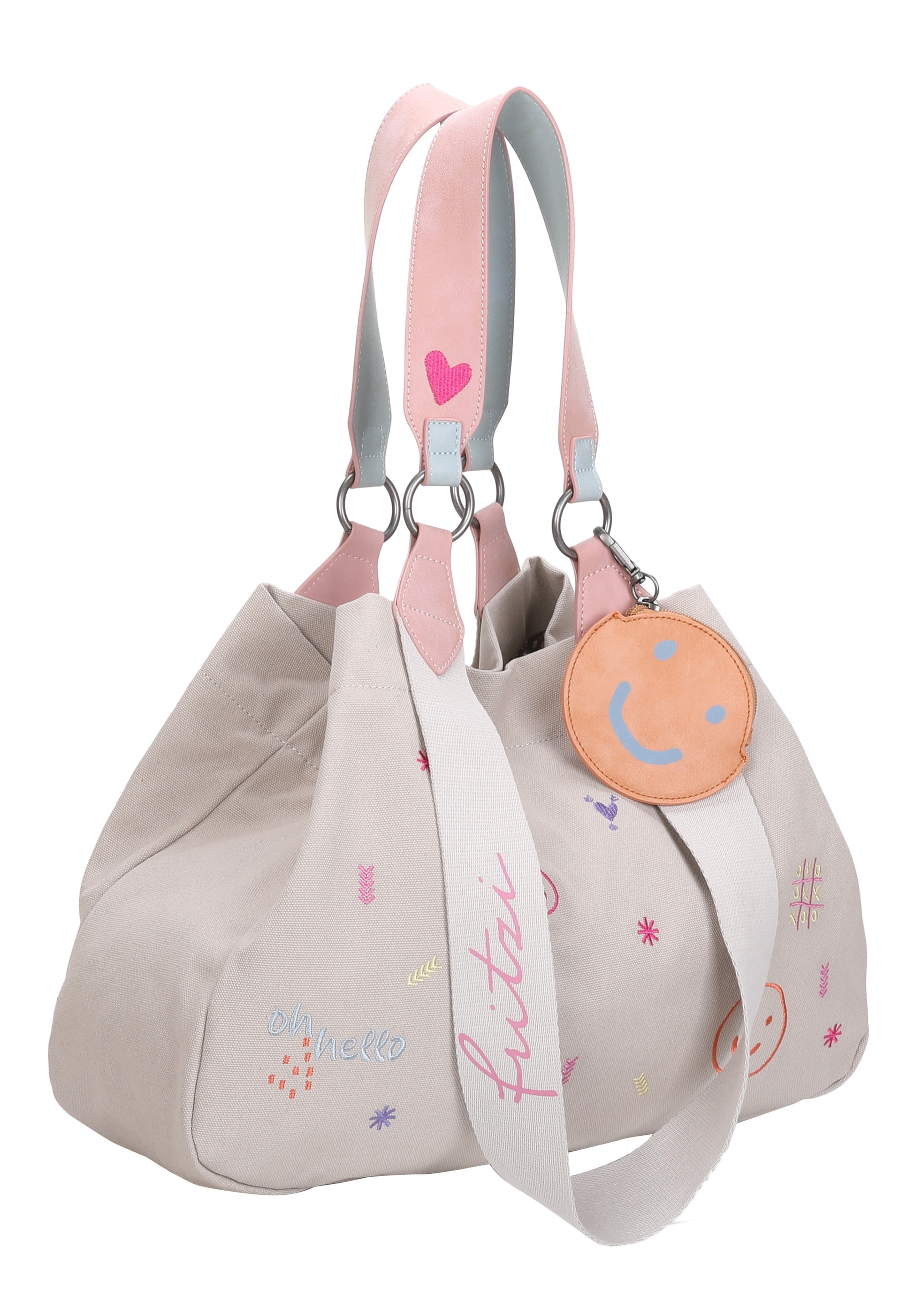 Fritzi aus Preußen Henkeltasche »Izzy Medium«, mit abnehmbarem Pocketanhänger