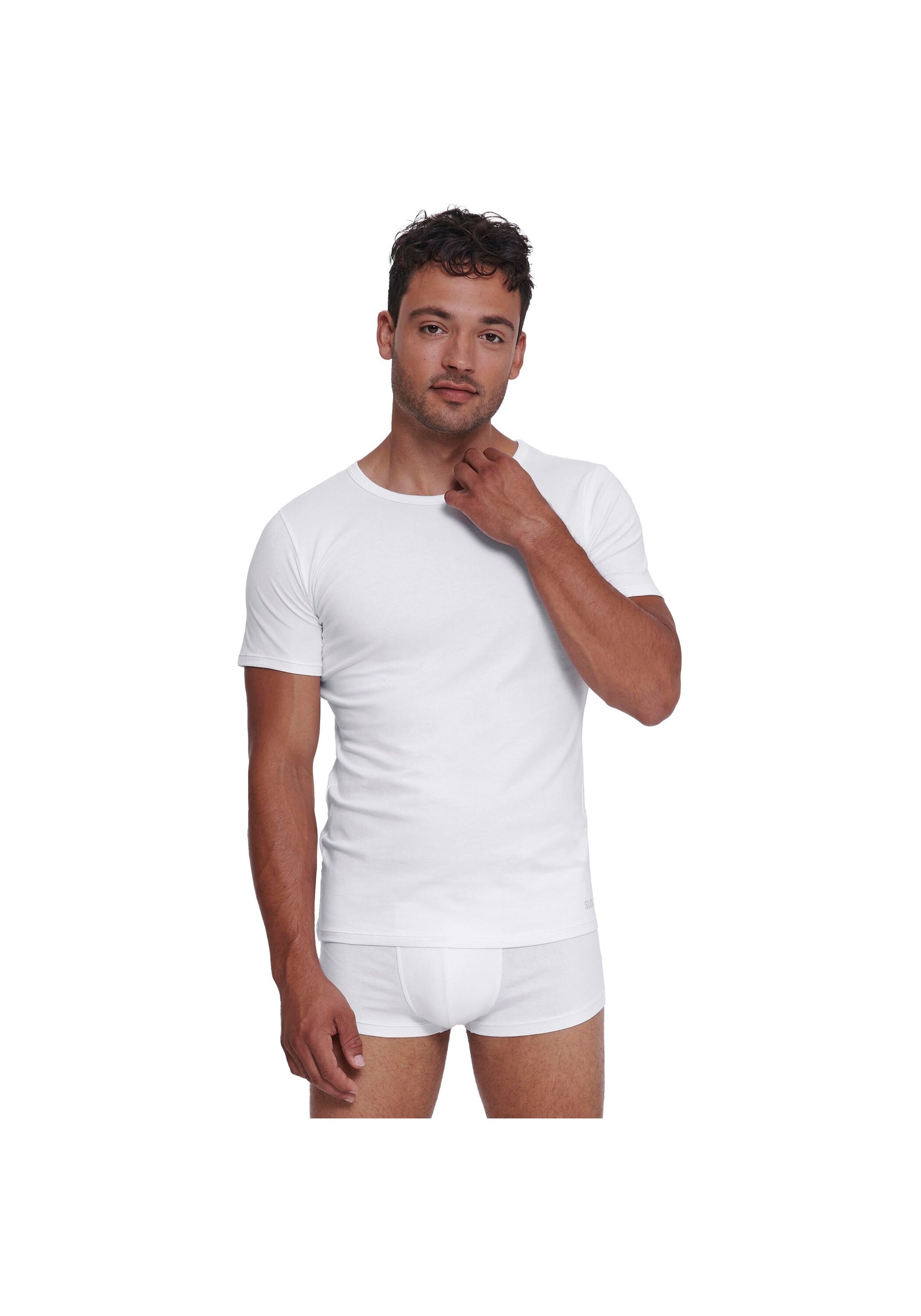 sloggi Unterhemd »Unterhemd GO ABC 2.0 O-Neck 2P 2er Pack«