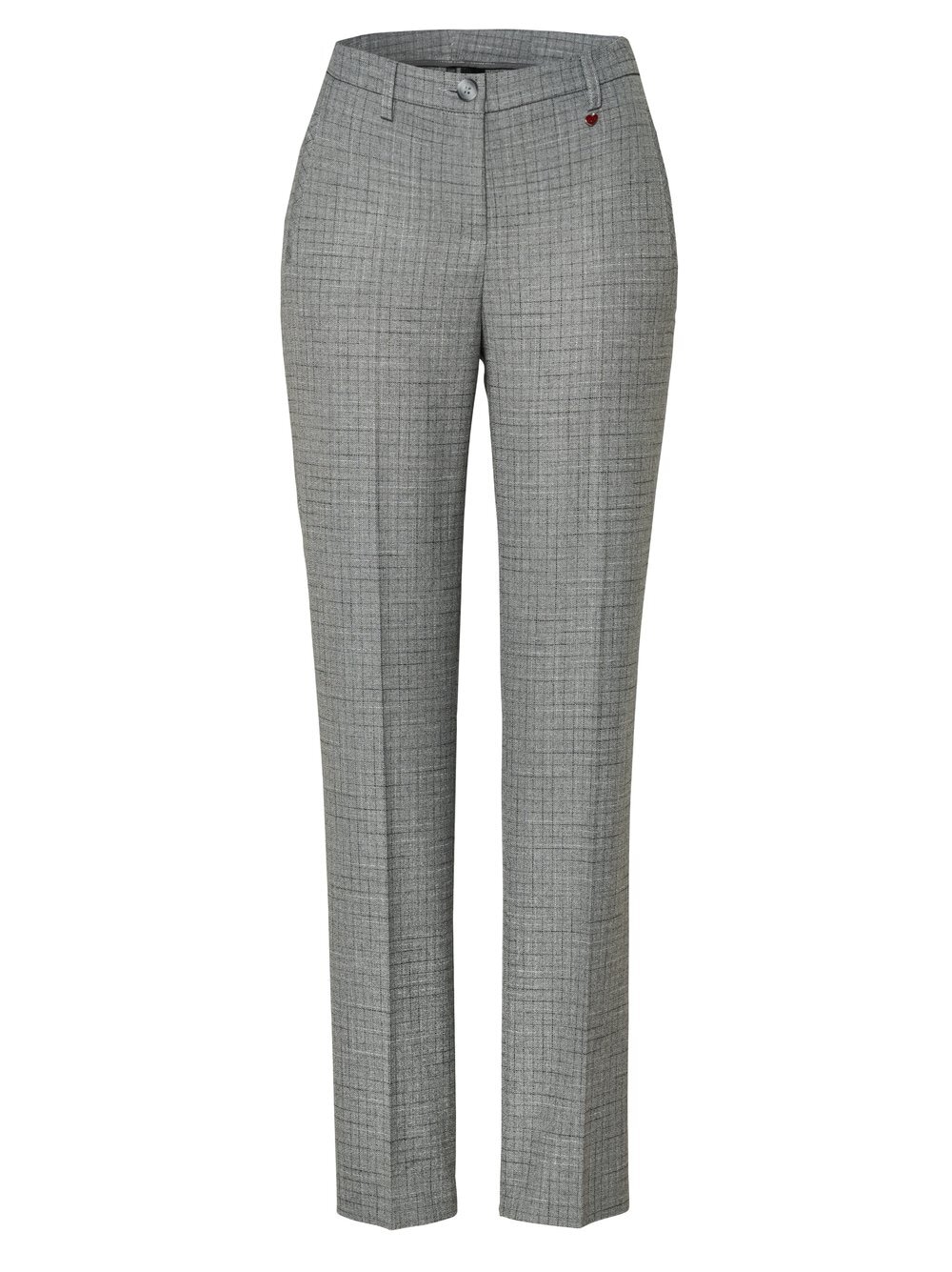 Relaxed Stretch-Hose »Meine beste Freundin«  mit dezentem Karomuster