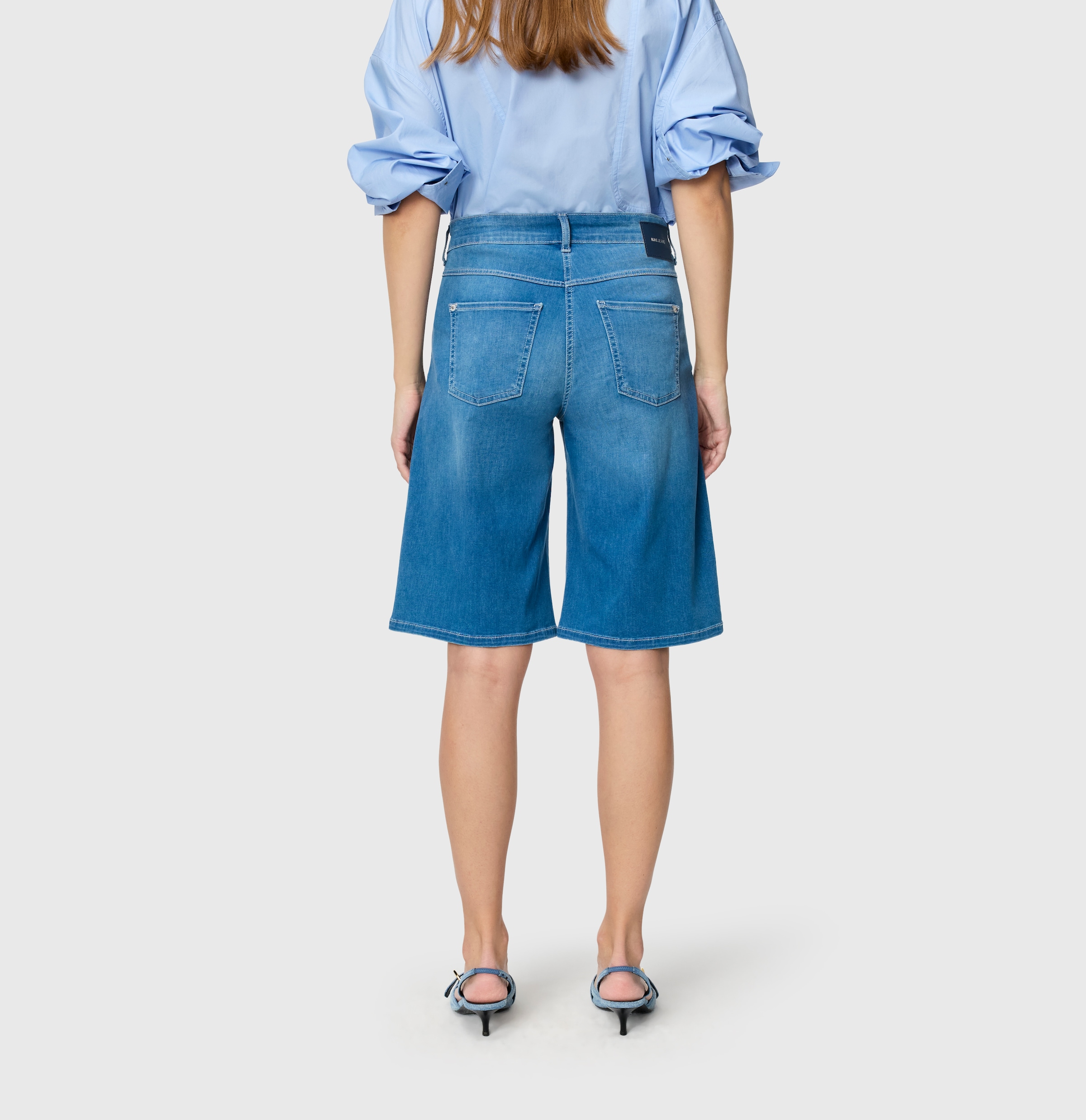 MAC Bermudas »DREAM WIDE Bermuda«  Jeans mit weitem Bein