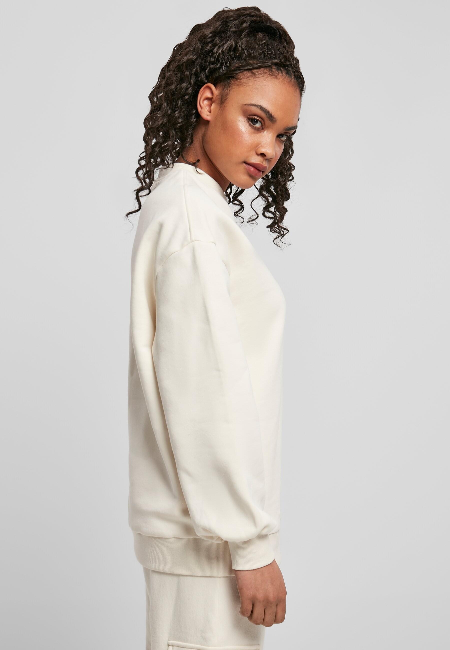URBAN CLASSICS Sweatshirt »Urban Classics Damen Ladies Organic Oversized Crew«, (1 tlg.)