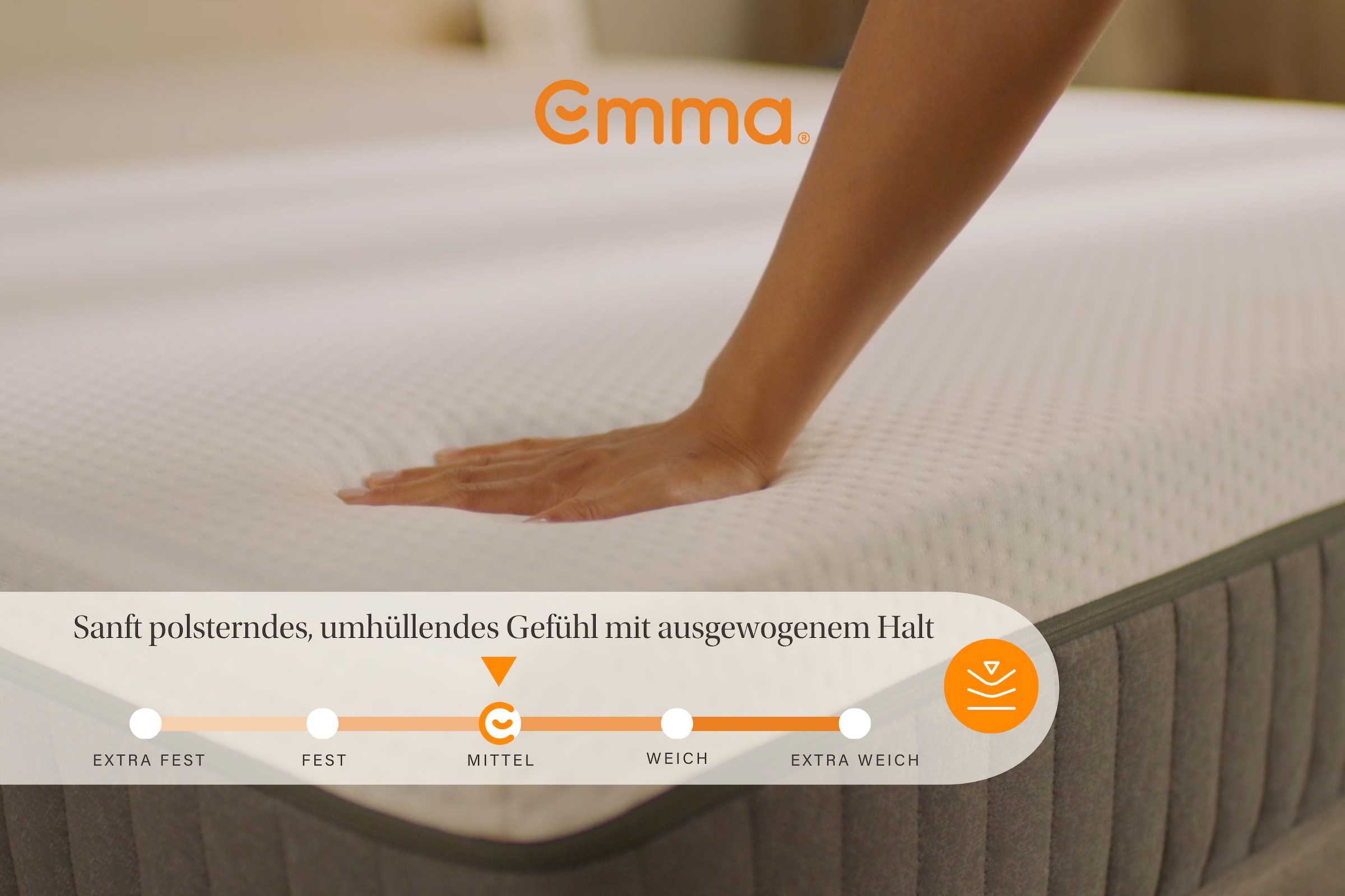 Emma Hybridmatratze »NEUHEIT: Emma Original Matratze« 25 cm hoch 1 Stk. tlg. 5-Zonen-Federn, Randschutz, waschbar, 25 cm