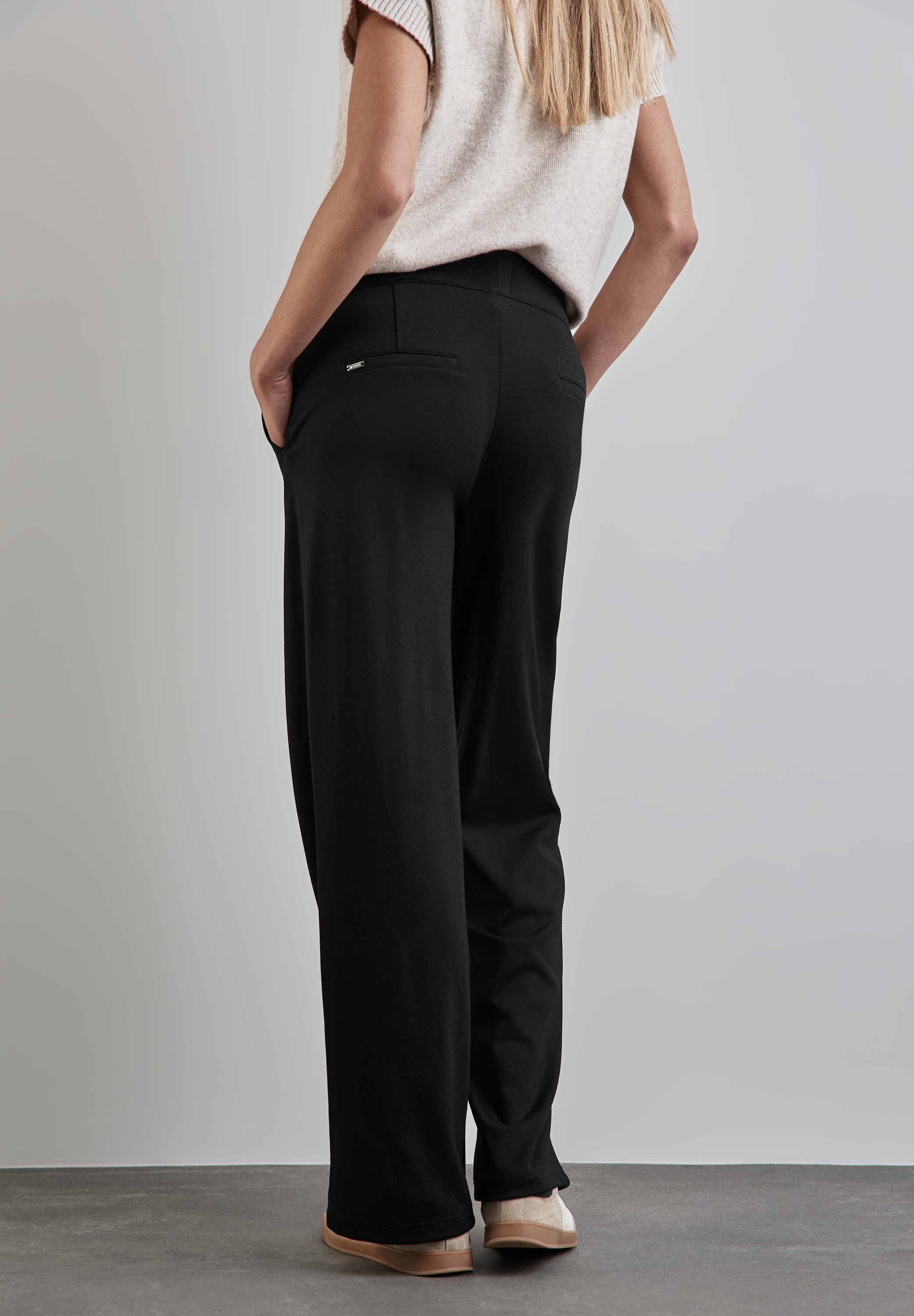 STREET ONE Stoffhose, High Waist