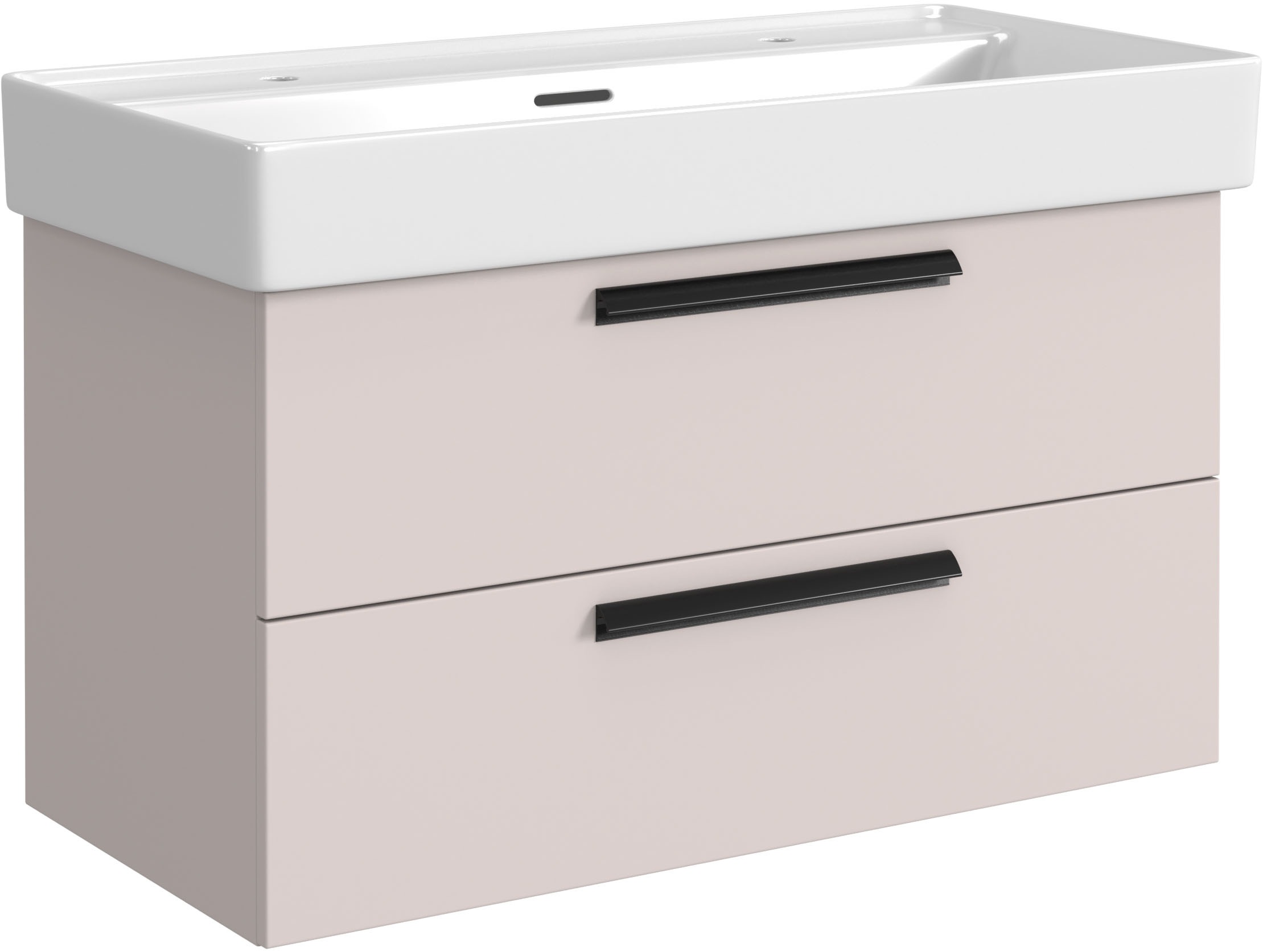 welltime Badmöbel-Set »SALVADA, 3tlg-Set, gedämpfte Scharniere, Softclose, Keramikbecken« Maße (B/T/H): 140/47,5/200 cm, 