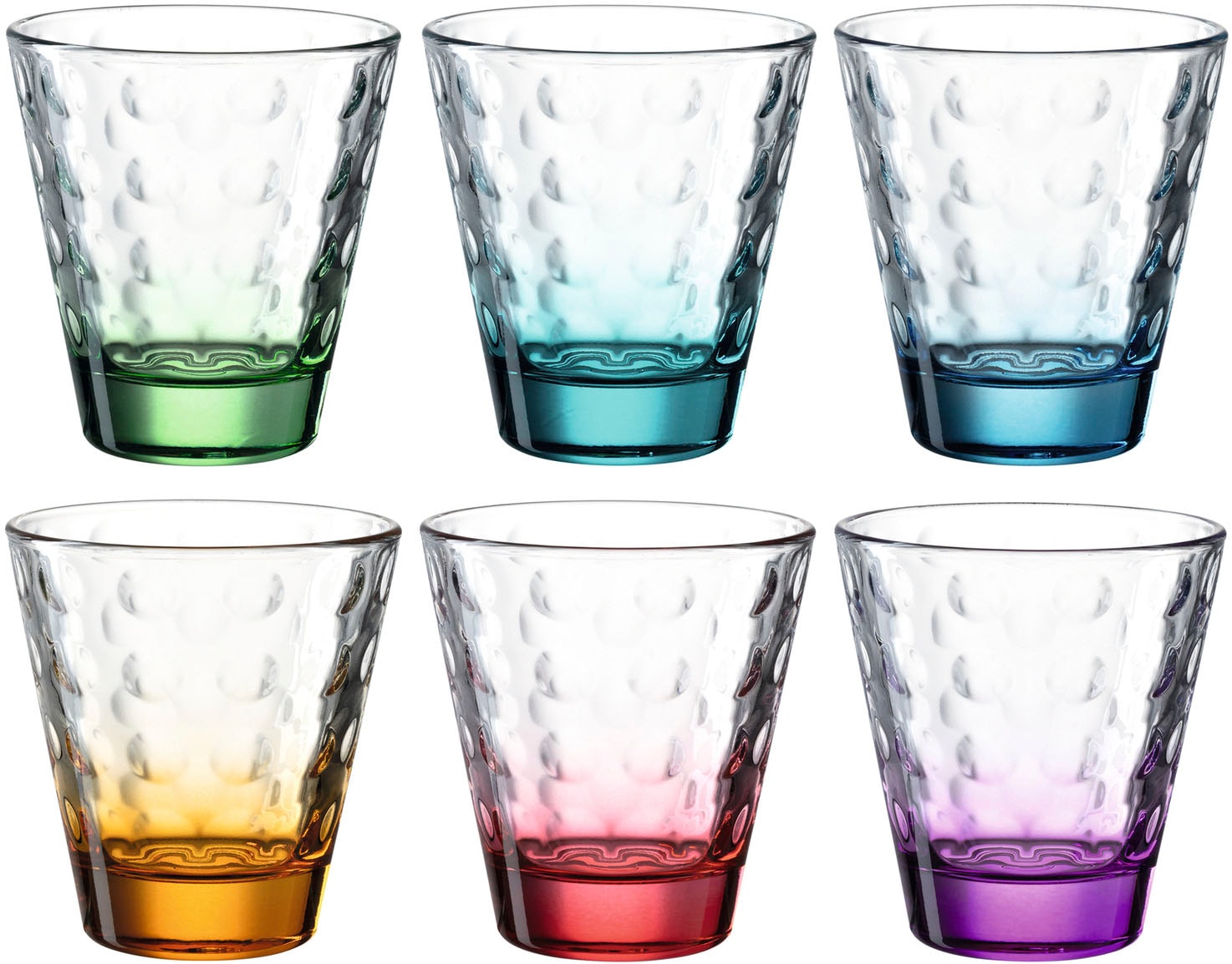 LEONARDO Gläser-Set »OPTIC« (Set 6 tlg.) 215 ml...