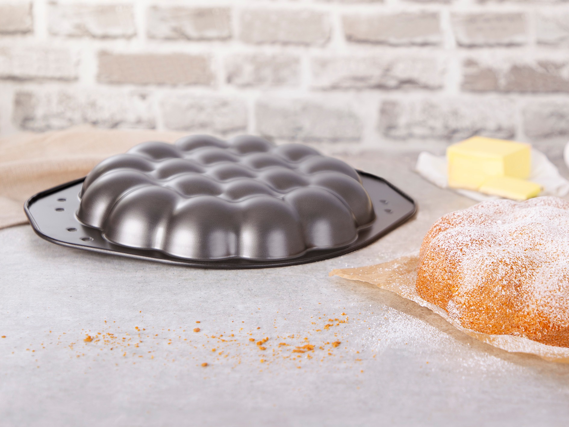CHG Backform »WOLKENSONNE "EasyOven"«, (Set, 2 St.), inkl. Rezeptheft, Made in Germany