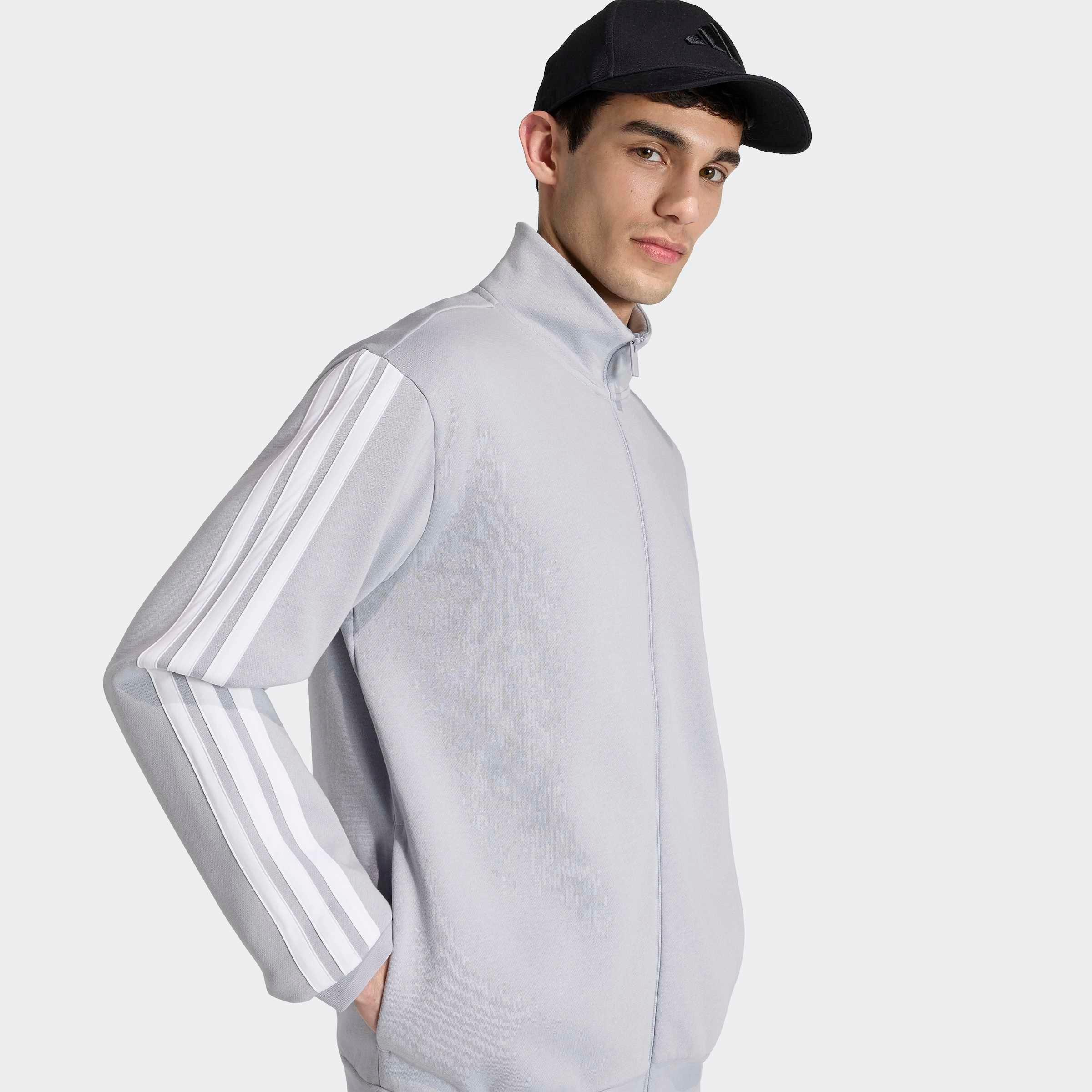 adidas Sportswear "3-STREIFEN FLEECE" 2 tlg. zweiteiliges Set, für Sportmode und Streetwear
