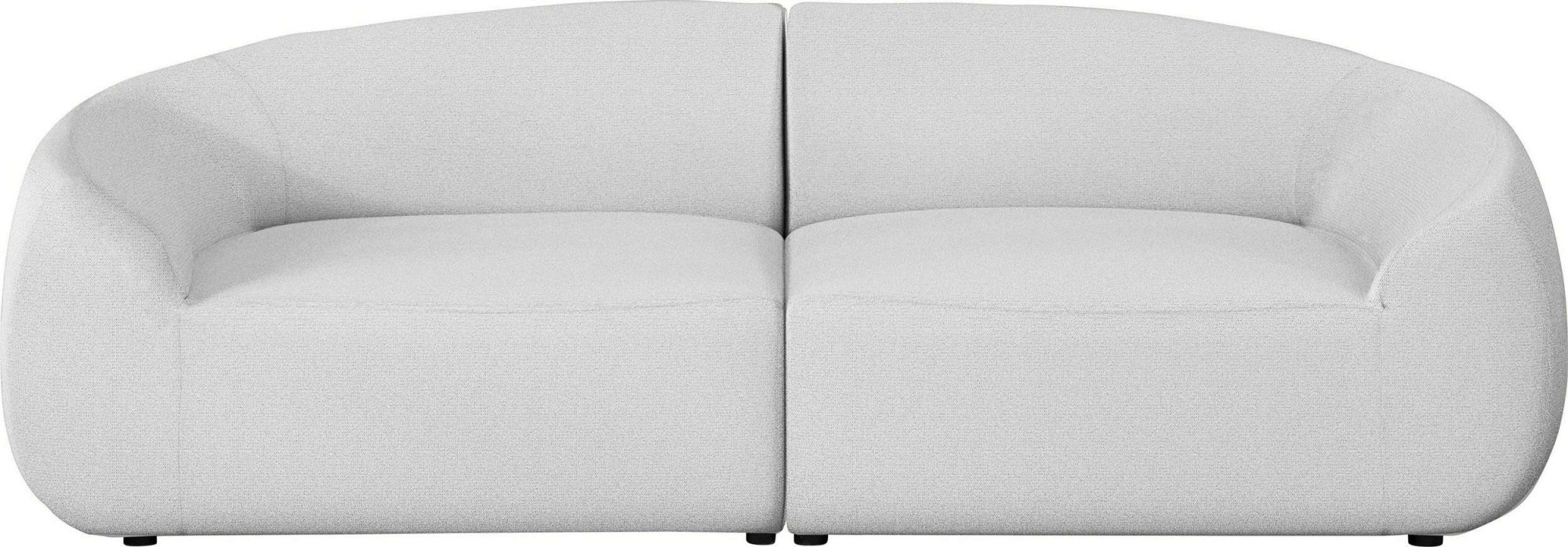LeGer Home by Lena Gercke Big-Sofa »YANI, Designersofa, organische Form, Maße B/T/H: 240/64/81 cm«, mit Wellenunterfederung, auch in Bouclé, passend zur Serie