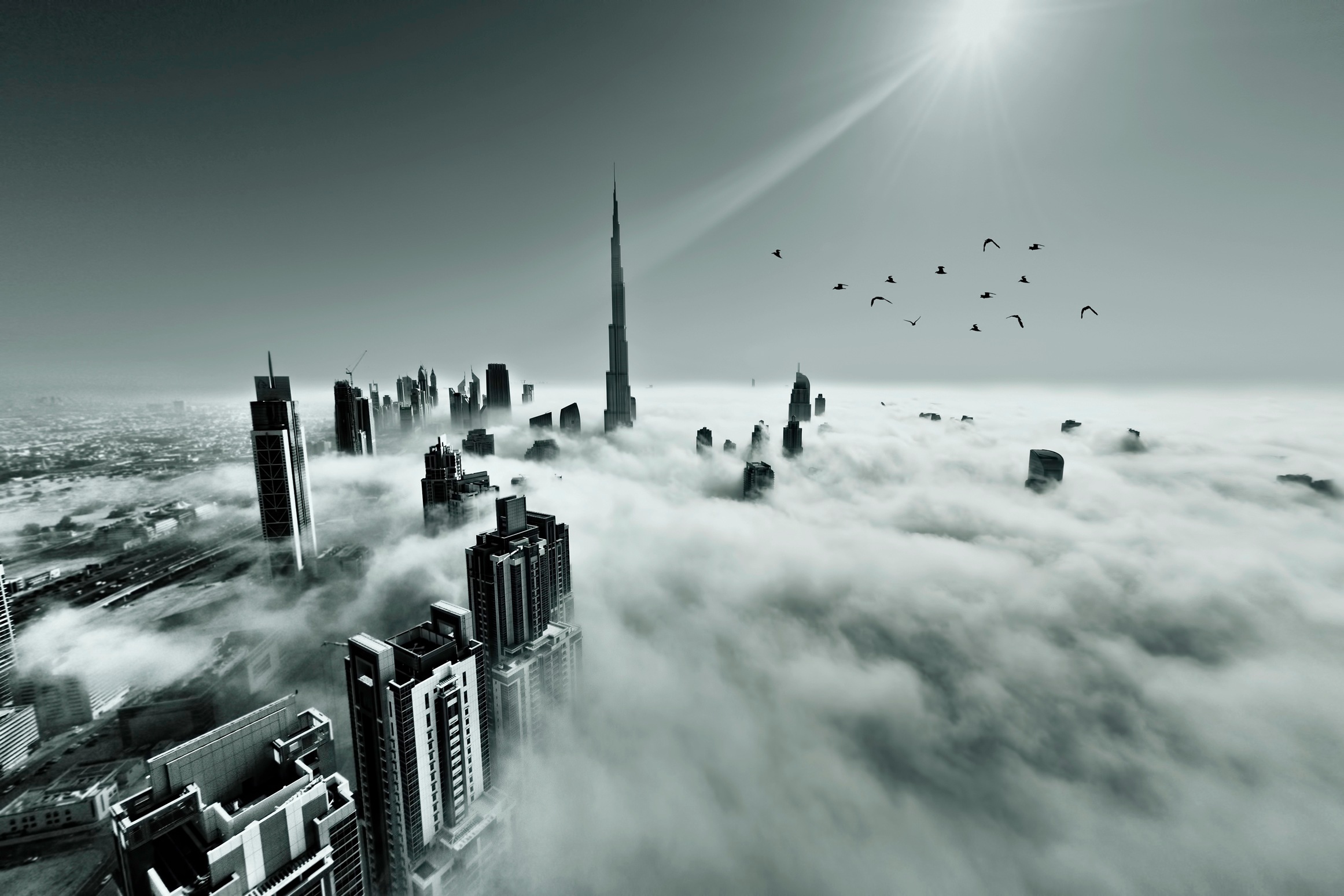 Papermoon Fototapete "Photo-Art NAUFAL, NAUFAL, BURJ KHALIFA, DUBAI"