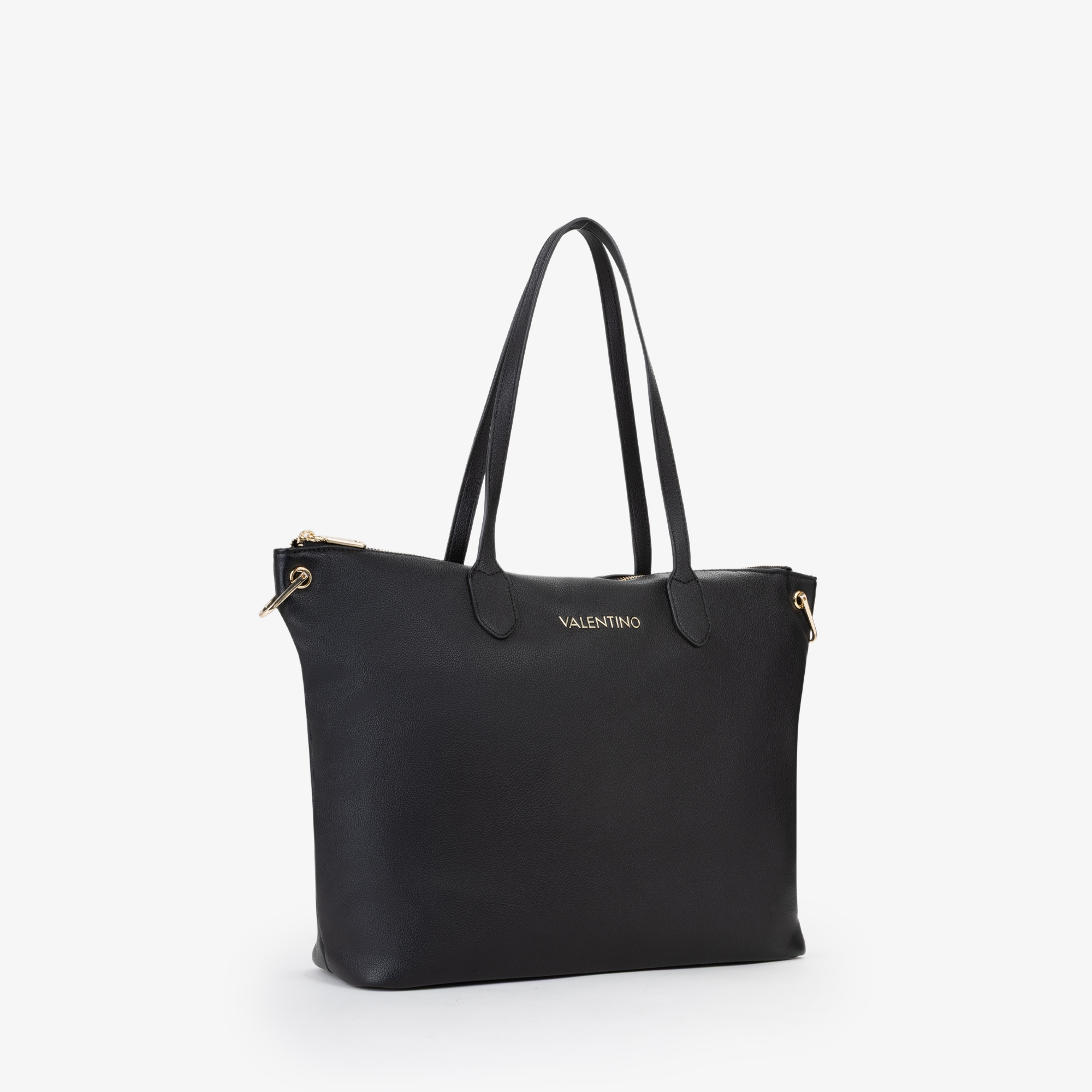 VALENTINO BAGS Shopper »DEA RE« Damen Umhängetasche, Handtasche mit goldfarbenem Logoschriftzug