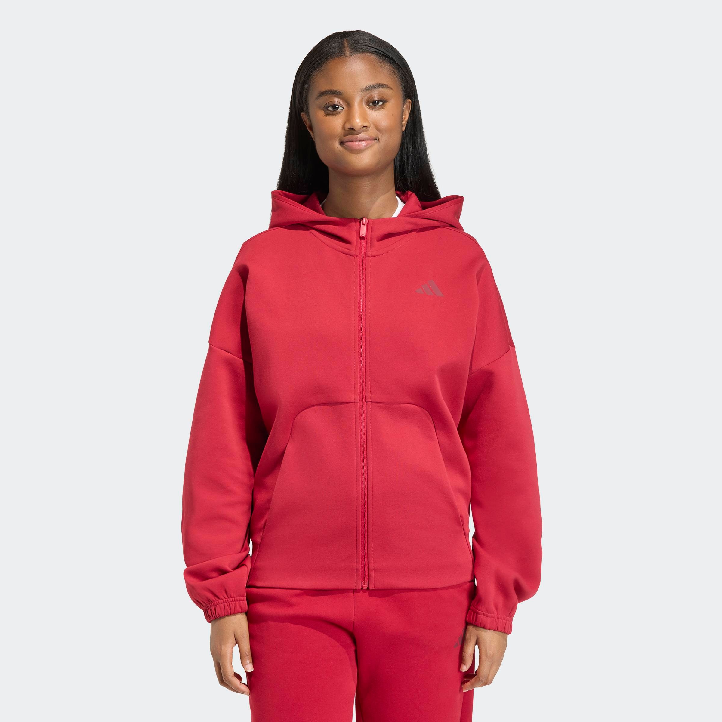 adidas Sportswear "FUTURE ICONS SMALL LOGO FULL-ZIP", mit Reißverschluss