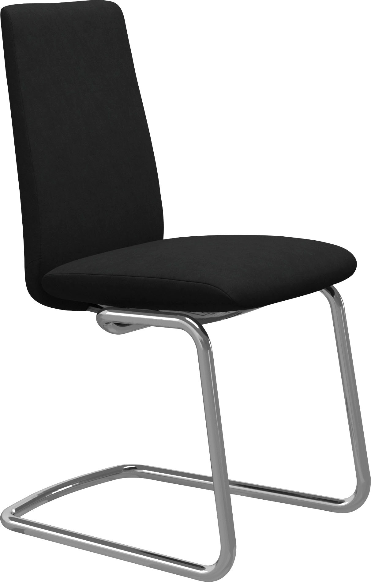 Stressless Polsterstuhl "Laurel", Microfaser DINAMICA, Low Back, Größe M, mit Beinen aus Stahl in Chrom glänzend