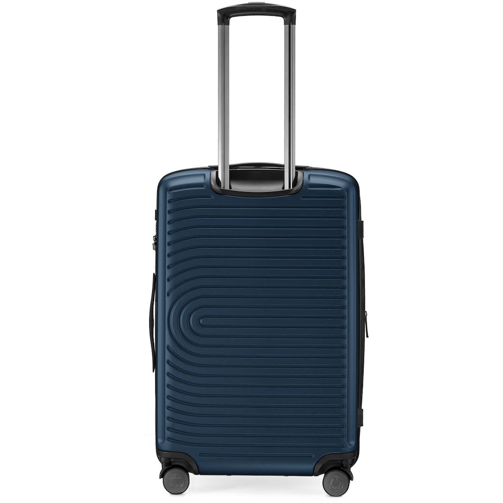 Hauptstadtkoffer Hartschalen-Trolley »Mitte, dunkelblau, 68 cm«, 4 Rollen