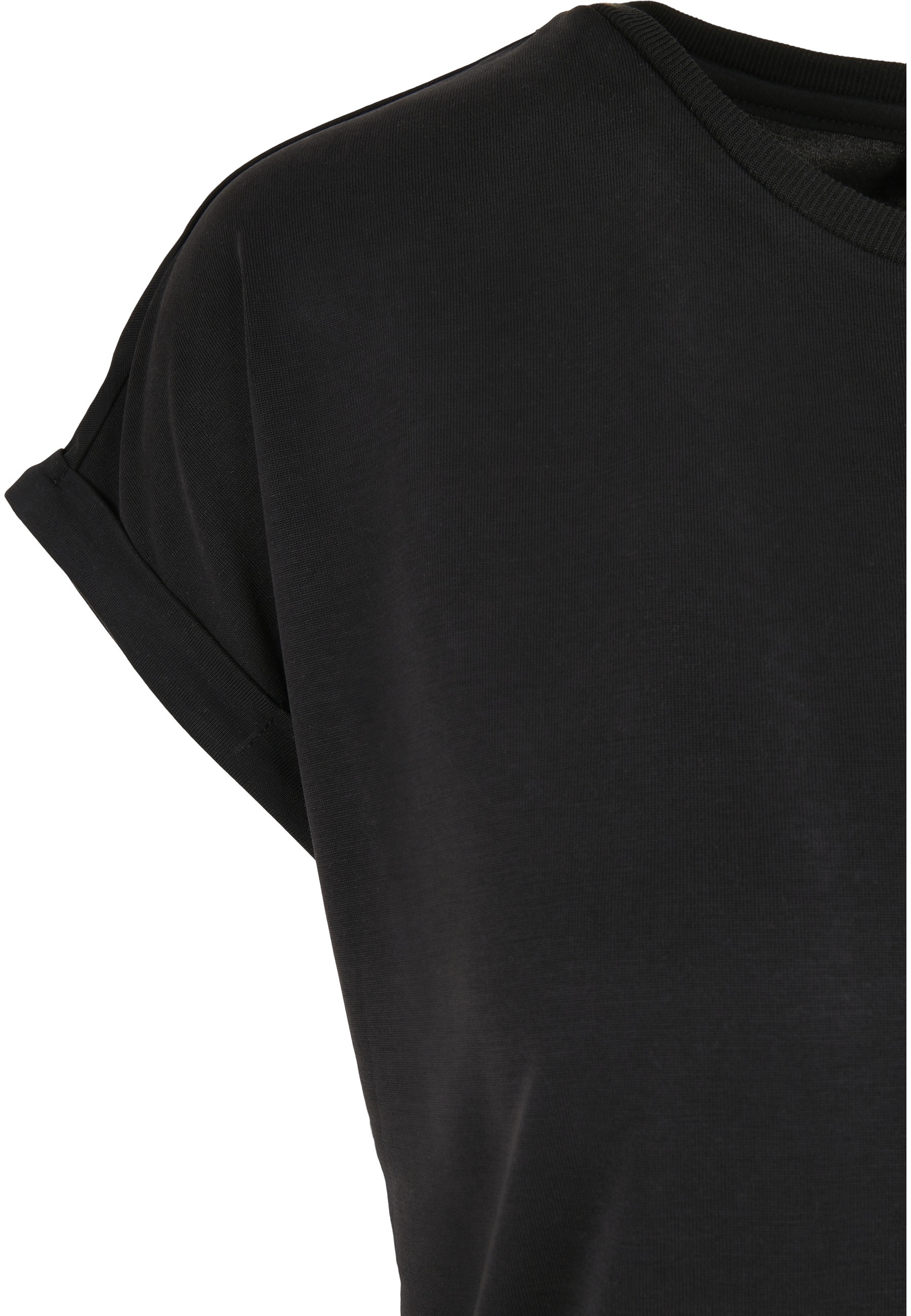 URBAN CLASSICS Kurzarmshirt »Urban Classics Damen Ladies Modal Extended Shoulder Tee« 1