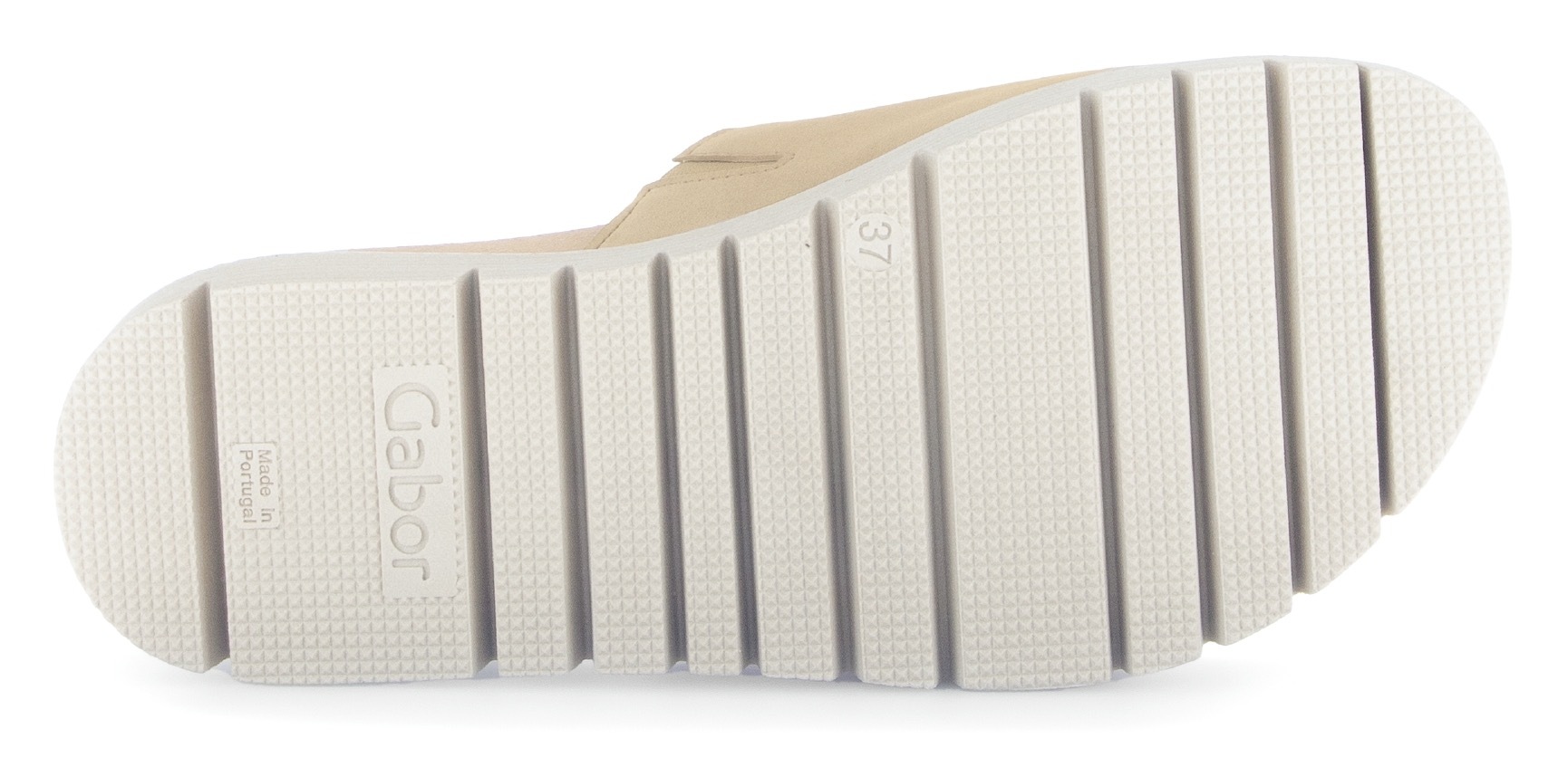 Thumbnail - Gabor Pantolette, Plateau, Sommerschuh, Schlappen mit Zierperlen an der Zierschnalle