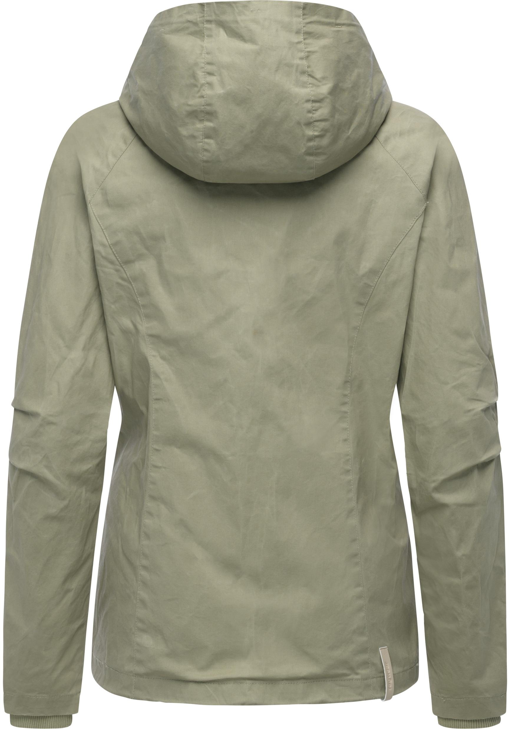 Thumbnail - Ragwear Outdoorjacke "Dizzea Vintage YOUMODO" mit Kapuze Beschichtete Damen Übergangsjacke mit Kapuze