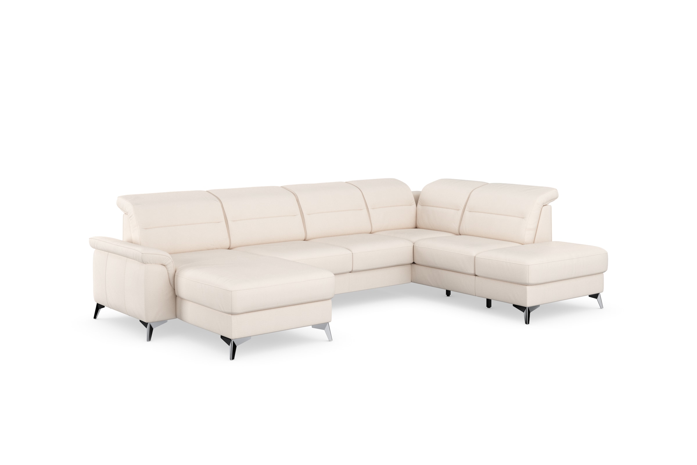 sit&more Wohnlandschaft »Sinatra U-Form« optional mit Kopfteilverstellung und Armteilfunktion etc.