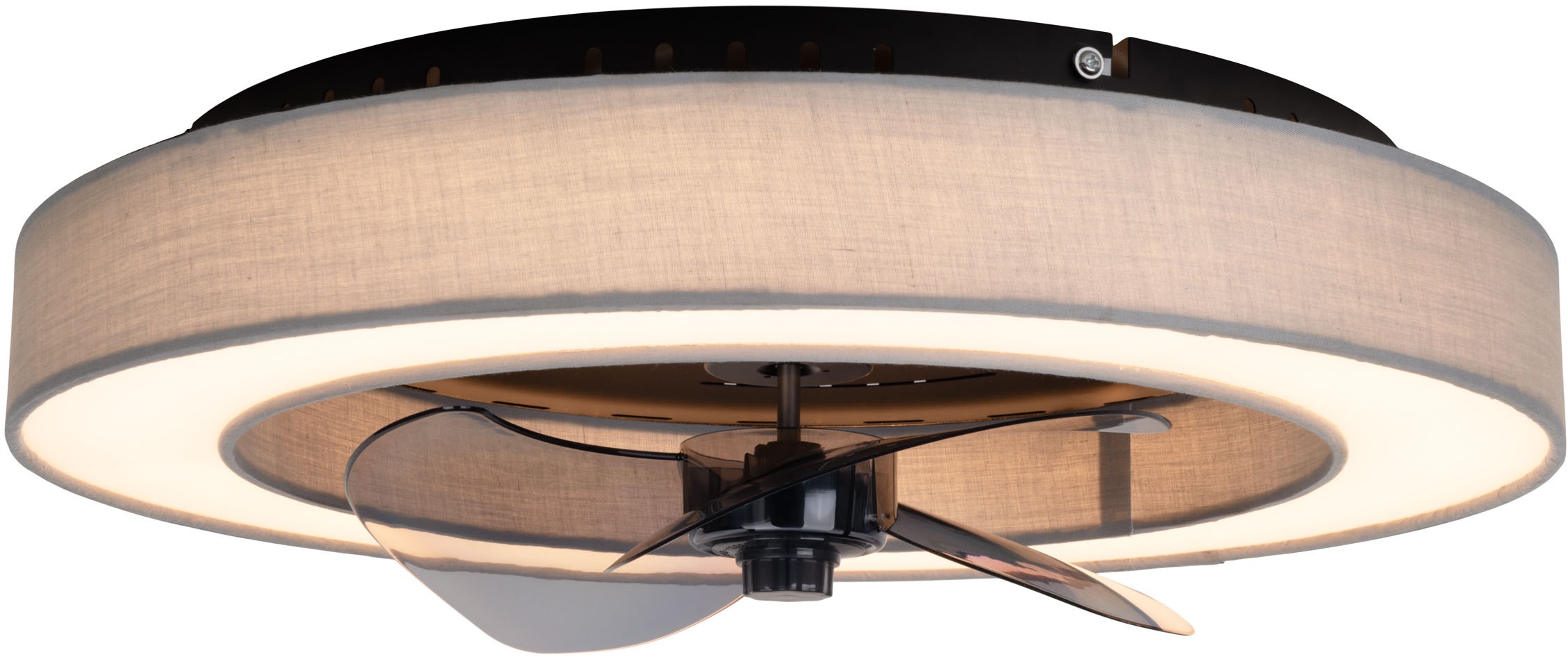 OTTO home LED Deckenleuchte »Deckenventilator Vittor« LED-Modul 1 Stk. warmweiß - kaltweiß inkl. Ventilator, dimmbar, CCT, Memory, Nachtlicht, Timer, IR-Fernbed.