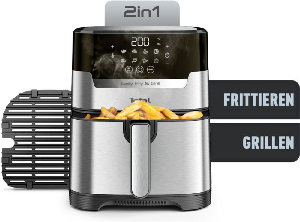 Tefal Fritteuse "Easy Fry & Grill Deluxe" 1400 W für bis zu 6 Personen, 8 P günstig online kaufen