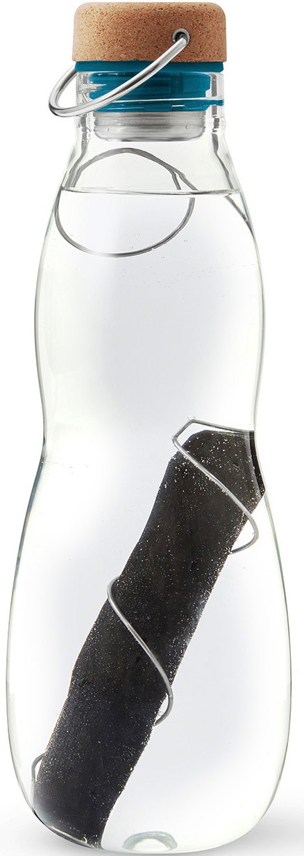 black+blum Trinkflasche »Eau Good«, (1 tlg.), 650 ml, inkl. Aktivkohlefilter