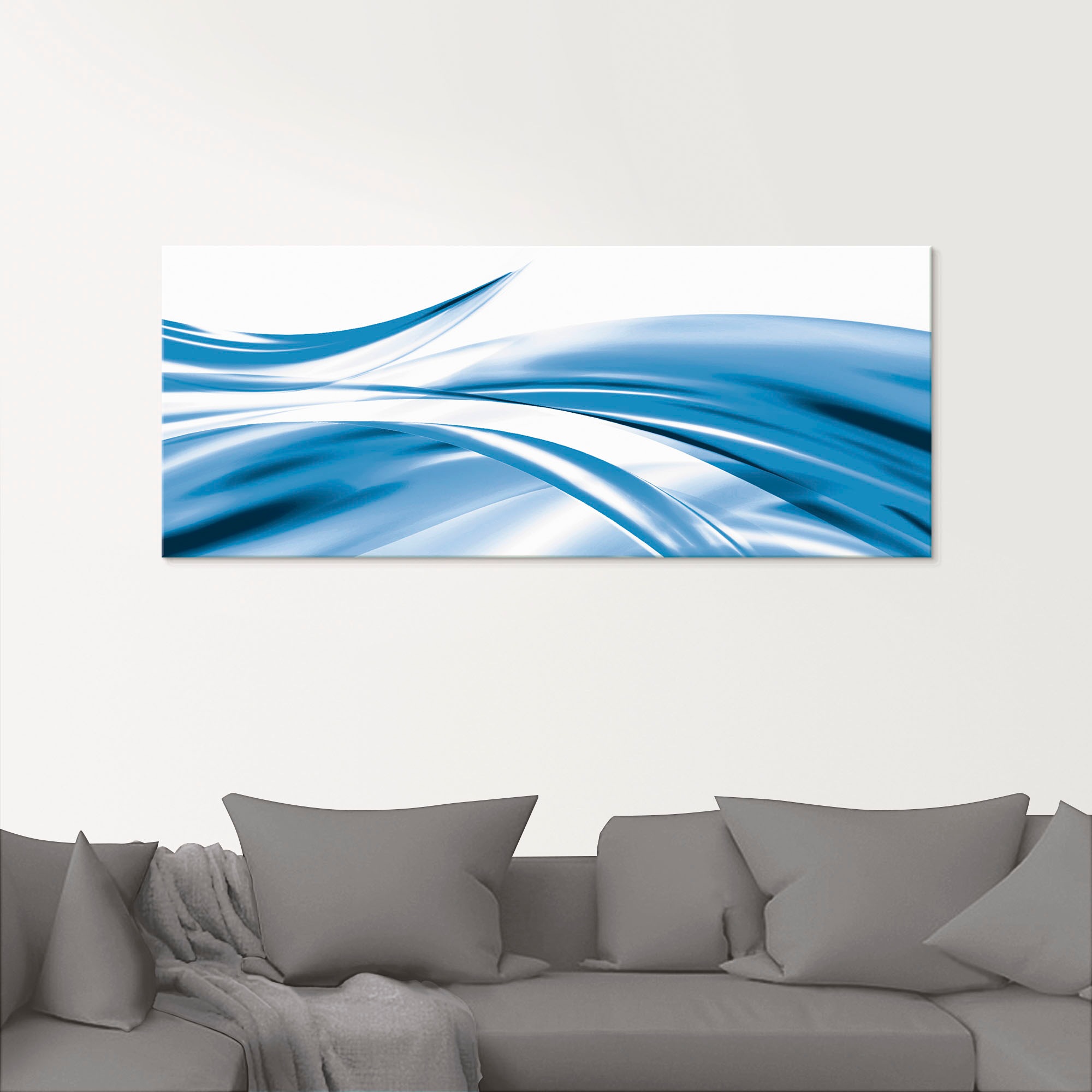 Artland Glasbild "Schöne Welle - Abstrakt" Gegenstandslos 1 Stk. tlg. in ve günstig online kaufen