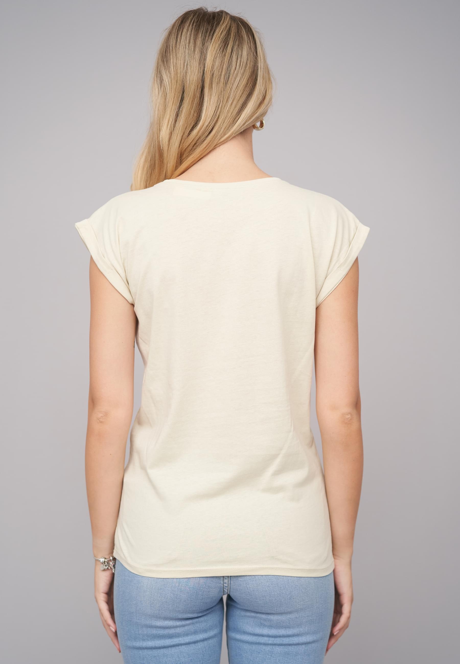 CLOUD 5IVE T-Shirt »CLOUD 5IVE Ladies Wildflower Sand Tee«, (1 tlg.)