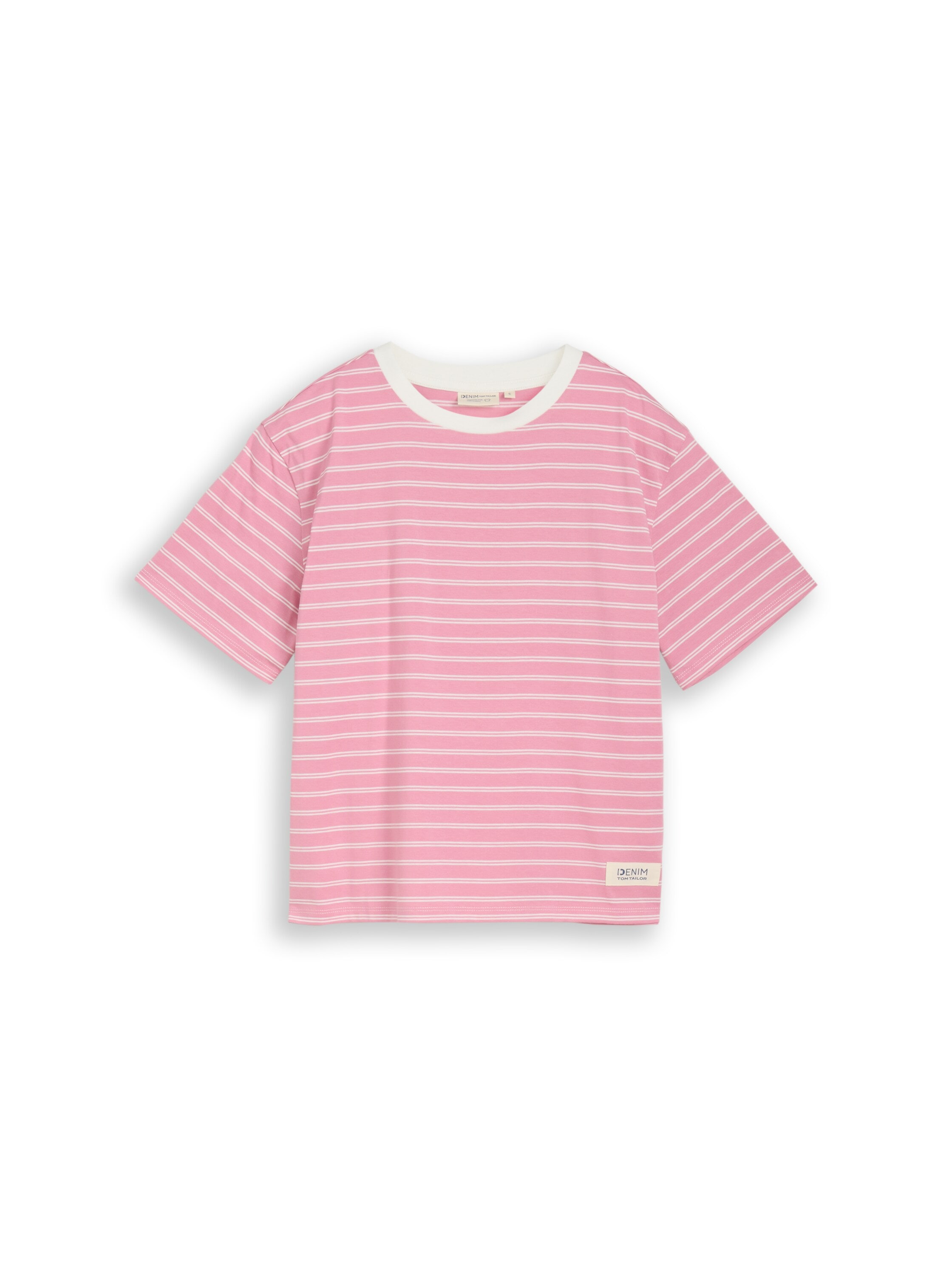 TOM TAILOR Denim T-Shirt mit Streifen Muster