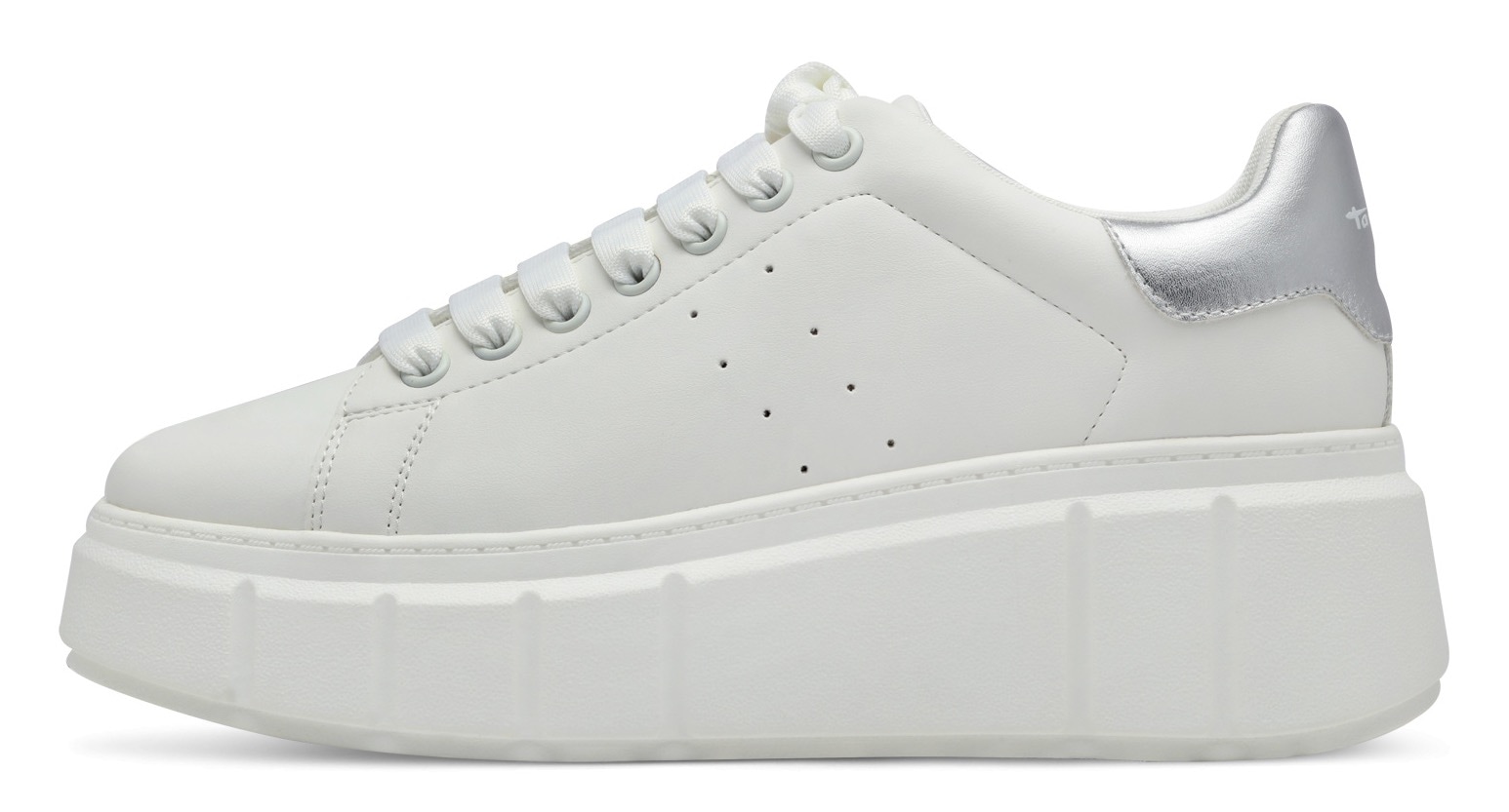 Tamaris Keilsneaker, Schnürschuh, Halbschuh, Freizeitzeitschuh mit Lochmuster