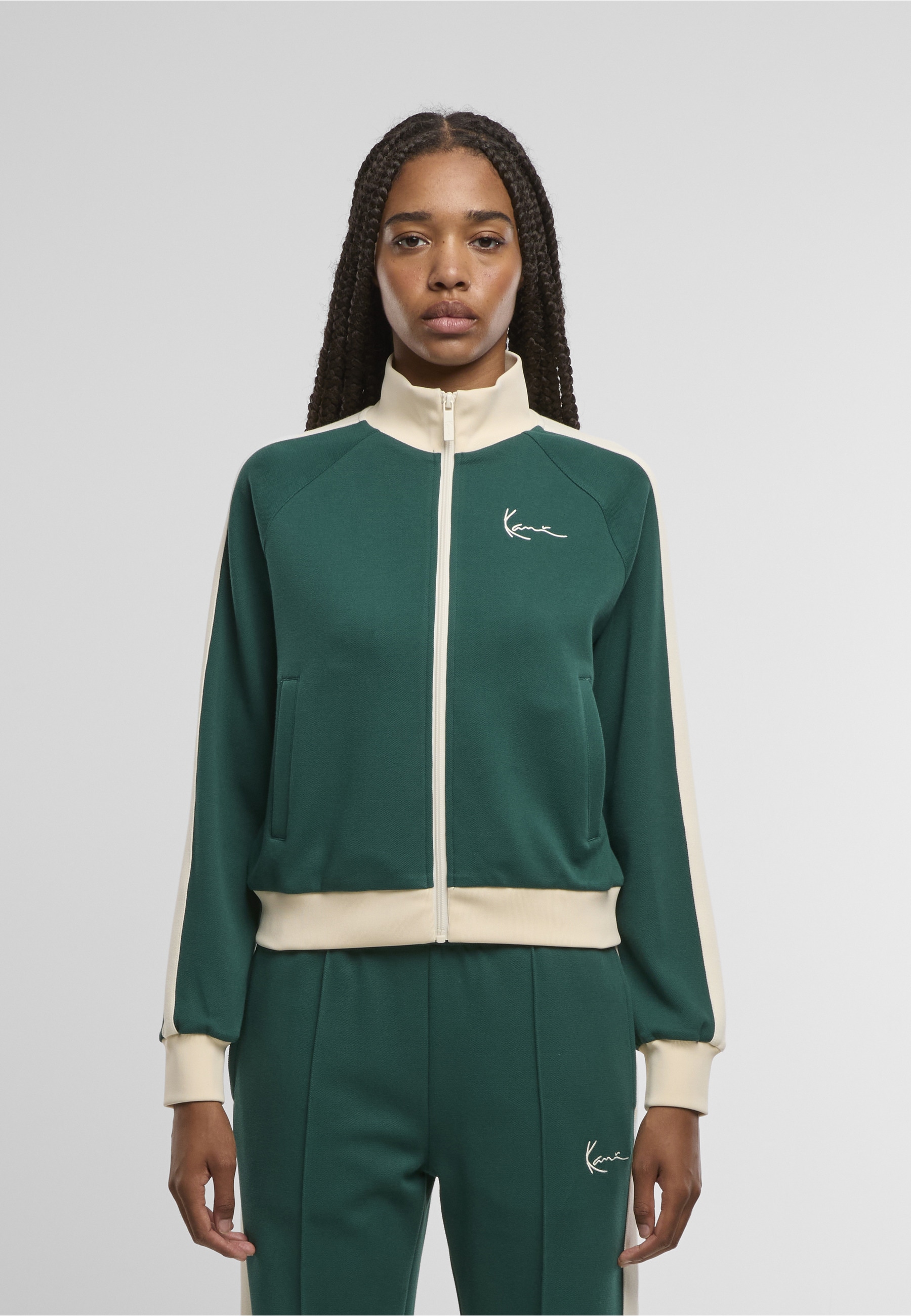 Karl Kani Outdoorjacke »Karl Kani Signature Sidestripe Trackjacket« 1 Stk. tlg. ohne Kapuze