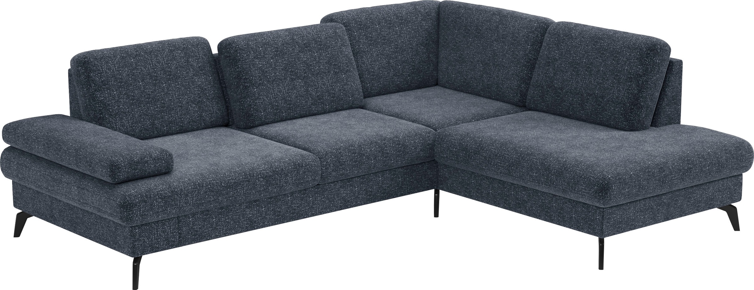 sit&more Ecksofa »Morris L-Form, inkl. Sitztiefenverstellung«, wahlweise mit Armteilverstellung, Bettfunktion & Bettkasten