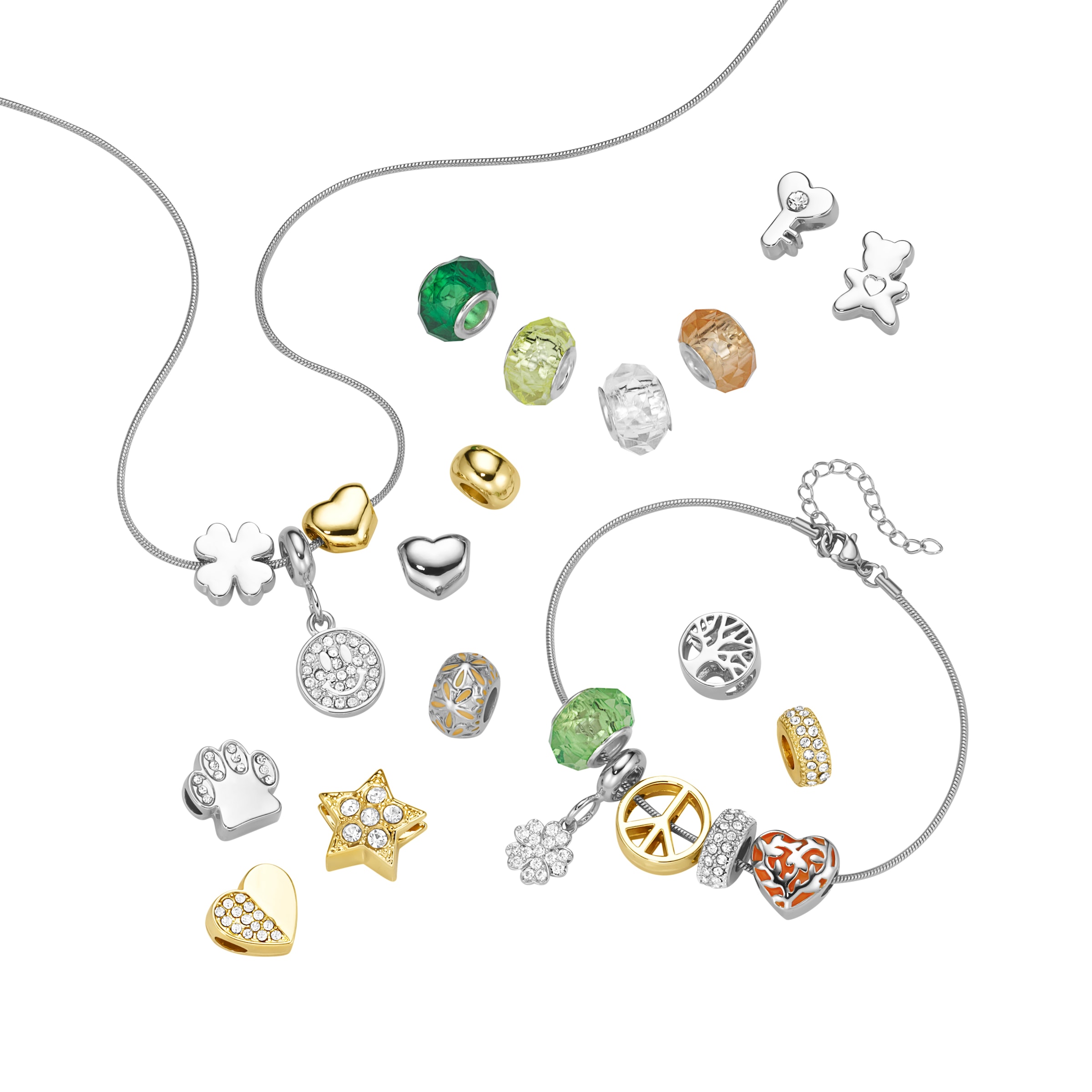 Smart Jewel Schmuck-Adventskalender »Schmuck silber- und goldfarbig, Metall«, für Erwachsene