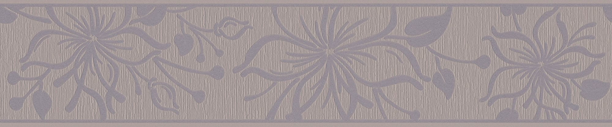 A.S. Création 1100000002199 "Only Borders 11" floral geblümt natürlich strukturiert Tapete Bordüre Blumen Borte Wohnzimmer Schlafzimmer Küche Flur Design