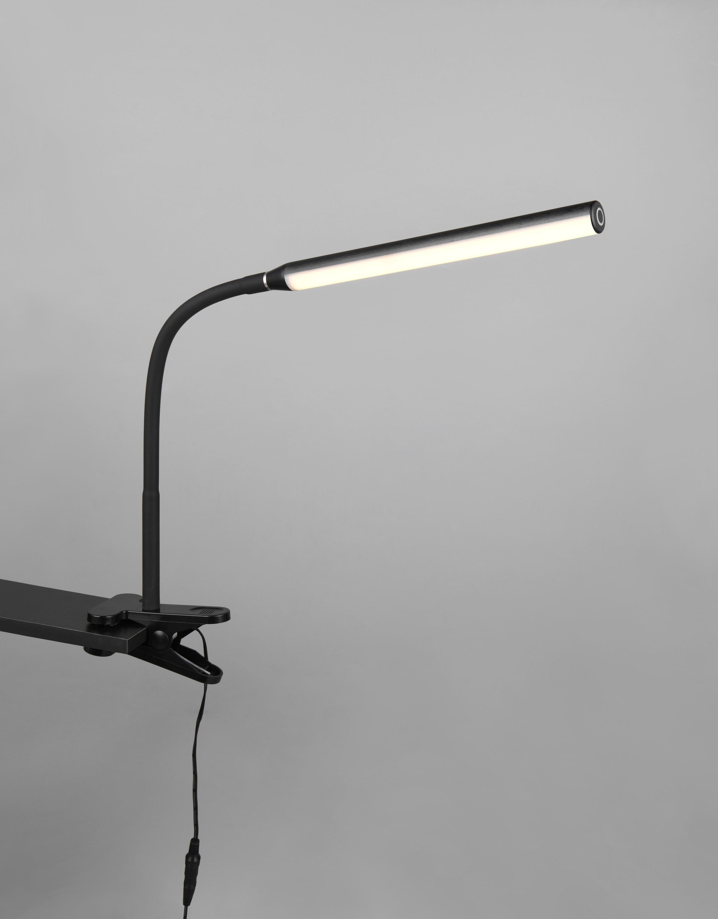 REALITY Leuchten LED Klemmleuchte »NEVADA, 5W 600 Lumen CCT 3000-4000-5000K wamweiß-kaltweiß« LED-Board 1 Stk. Farbwechsler | warmweiß - kaltweiß Lichtfarbe einstellbar dimmbar per Sensordimmer schwenkbare Klemmlampe