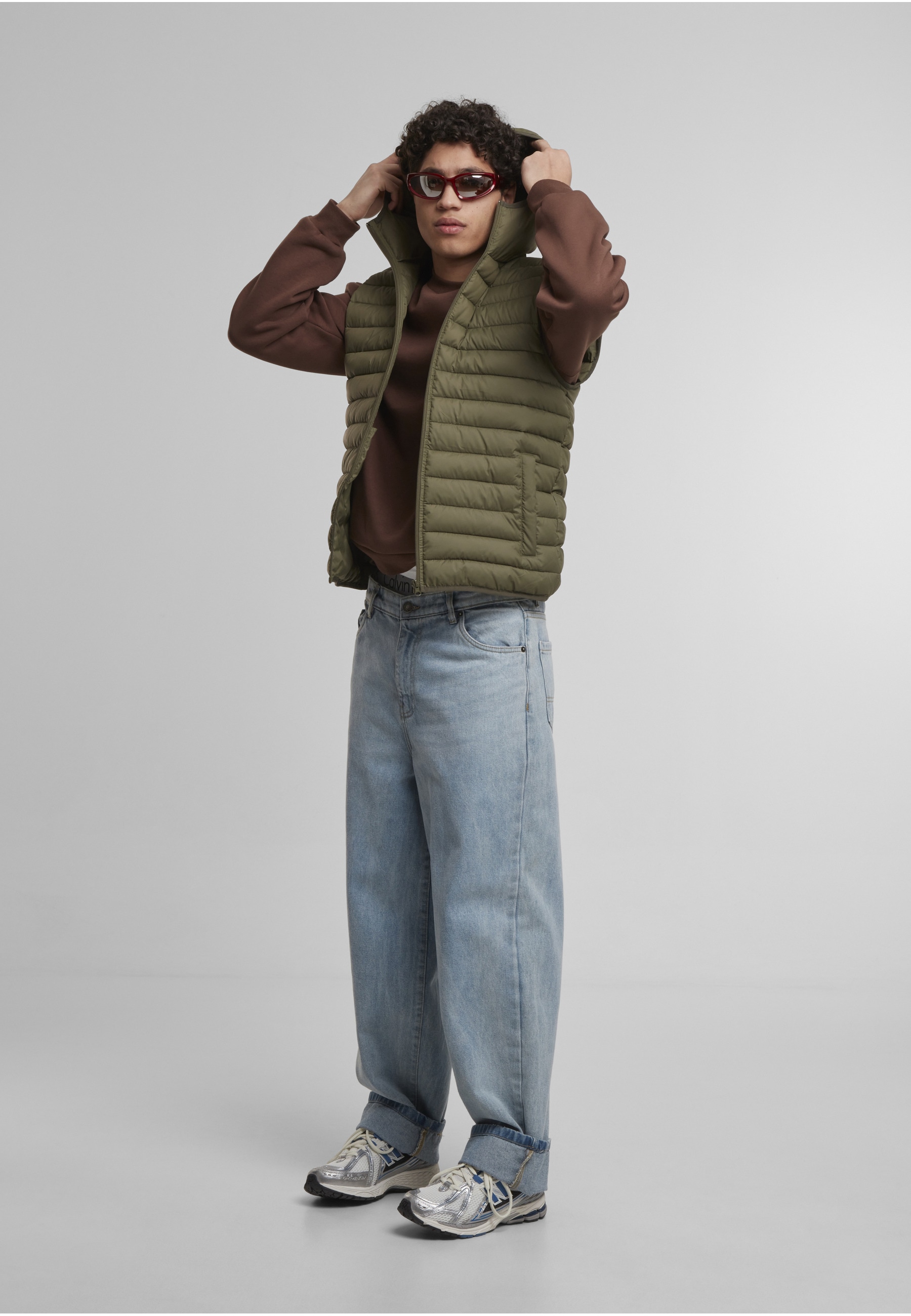 URBAN CLASSICS Steppweste »Urban Classics Basic Light Weigh Vest With Hood« 1