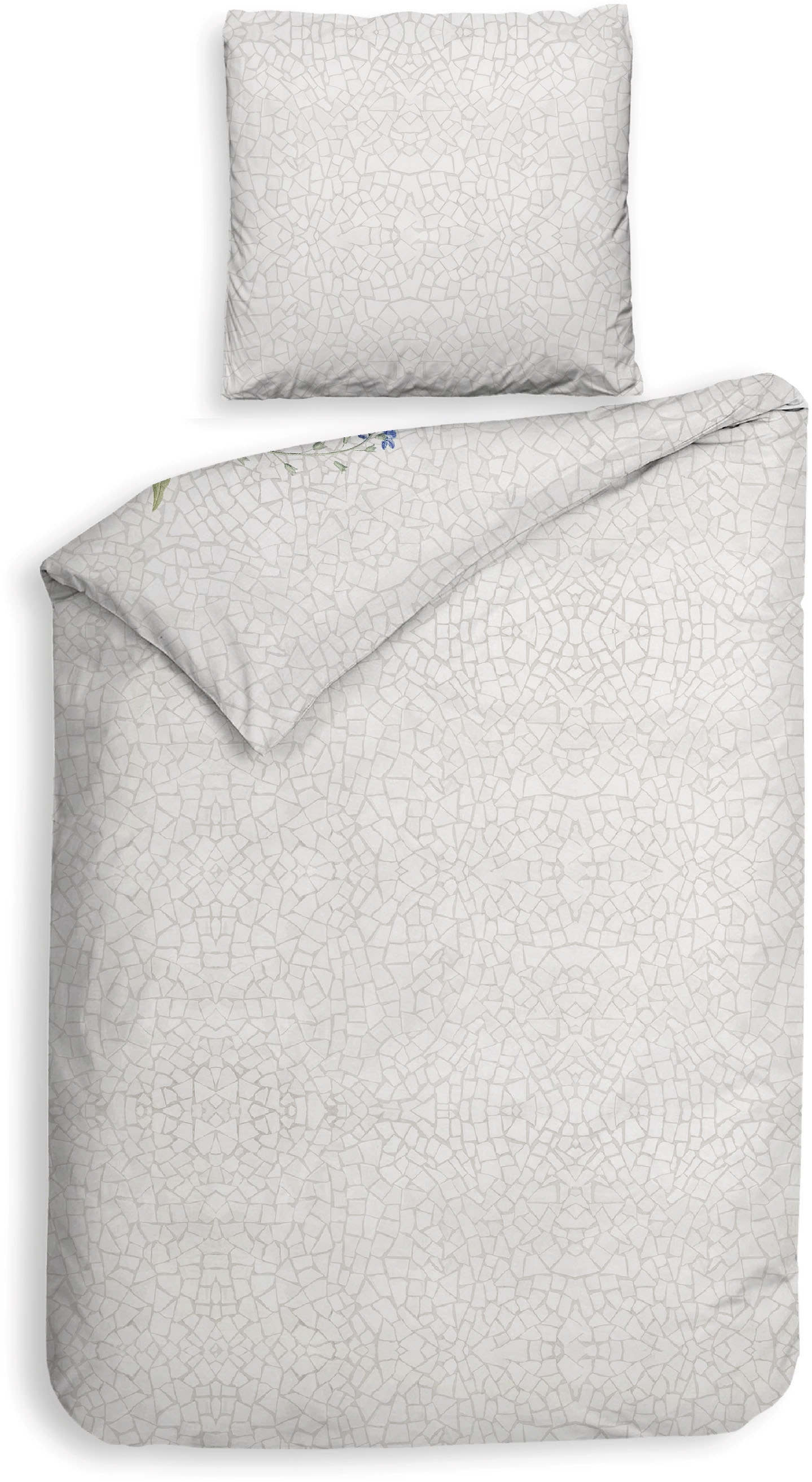 Heckett & Lane Bettwäsche »Heckettlane Bettwäsche Lacie« 2 Bettwäsche aus 100% Baumwolle, hochwertige Mako-Satin, ab 135x200 cm.