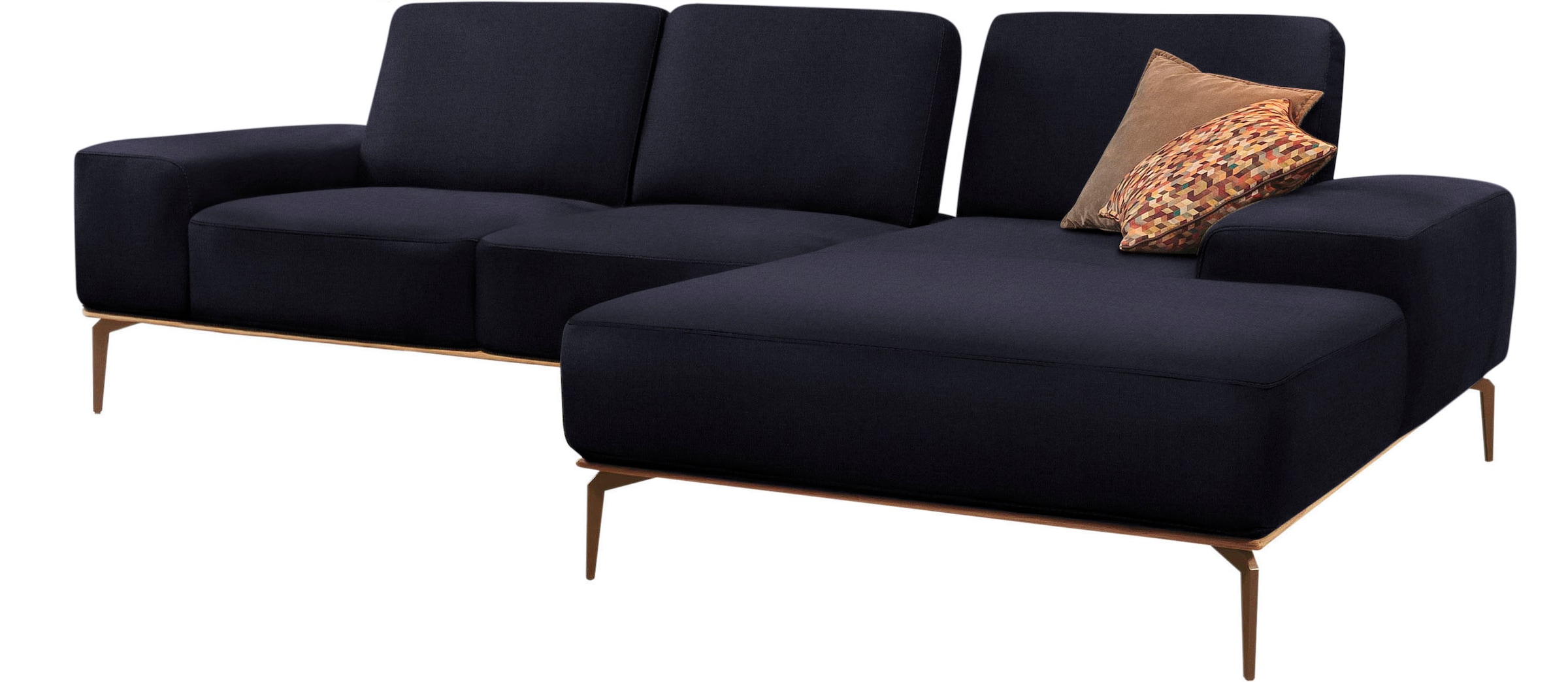 W.SCHILLIG Ecksofa "run, Designsofa mit tollem Sitzkomfort, bequem, L-Form" günstig online kaufen