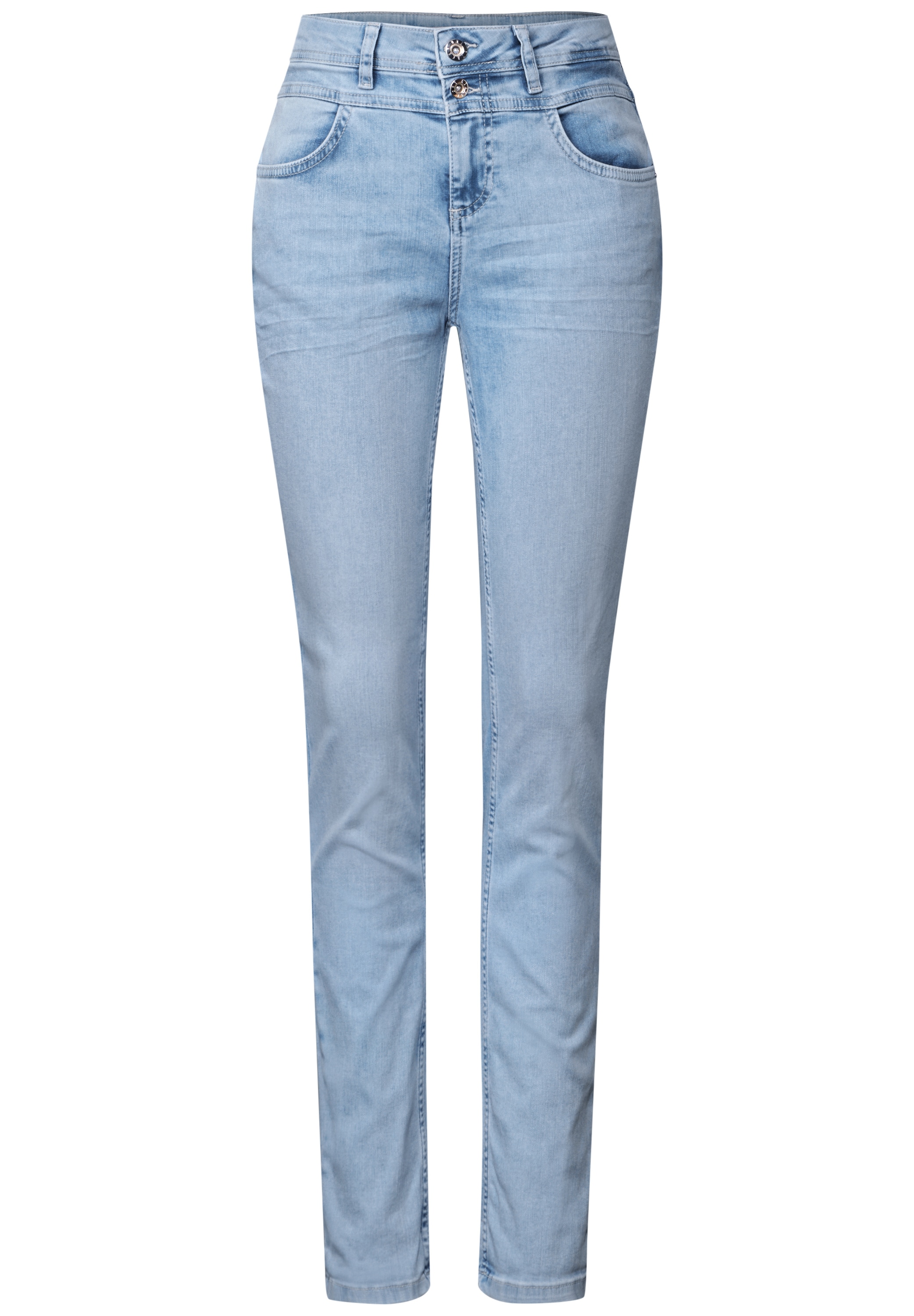 STREET ONE Comfort-fit-Jeans, High Waist