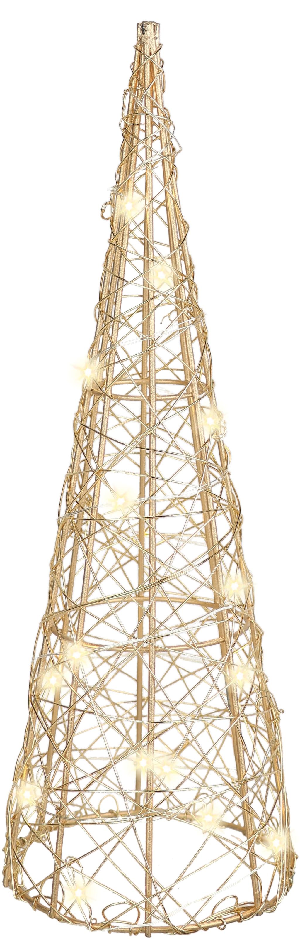 I.GE.A. LED-Dekofigur "LED-Pyramide" Dekofigur Weihnachtspyramide Weihnacht günstig online kaufen