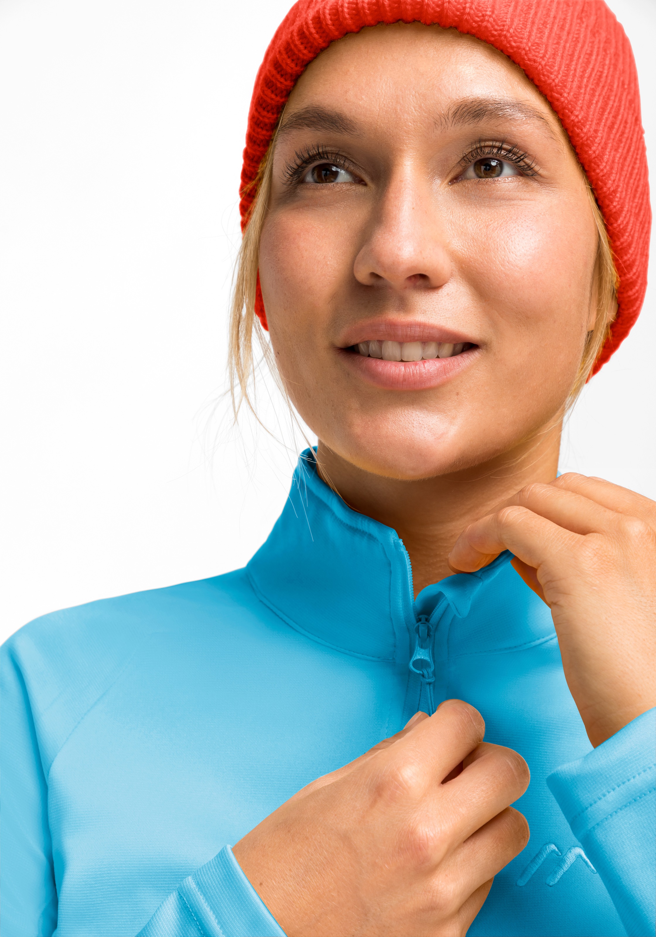 Maier Sports Fleecepullover "Eva", Damen Fleece, funktioneller Midlayer, Ha günstig online kaufen